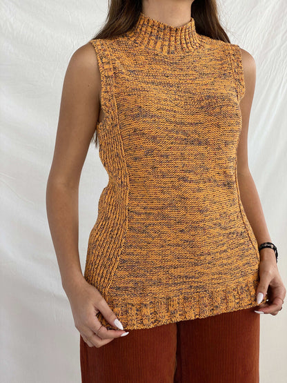 Vintage Nine West Knitted Turtleneck Top - Balagan Vintage Sleeveless Top Juana, knit, knitted, NEW IN, Nine West, sleeveless top