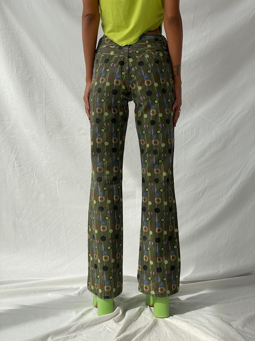 Statement Vintage Rocky Girl Casual Wear Groovy Straight Leg Jeans - S