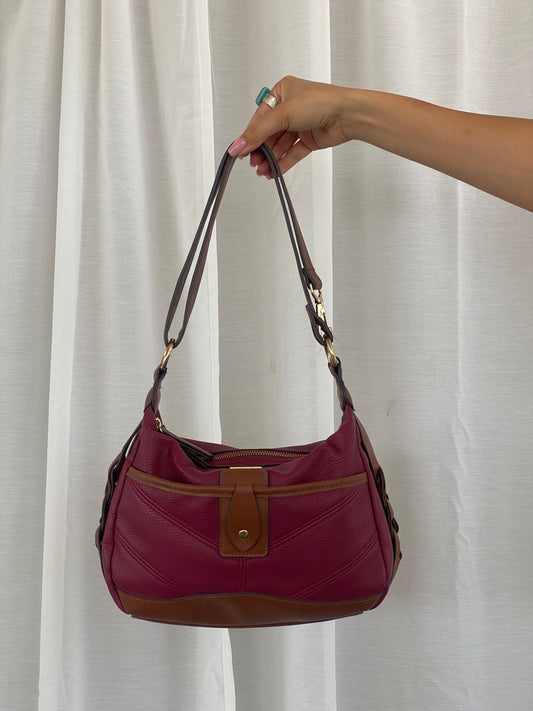 Beautiful Rosetti Purse Purple & Brown Everyday Shoulder Bag