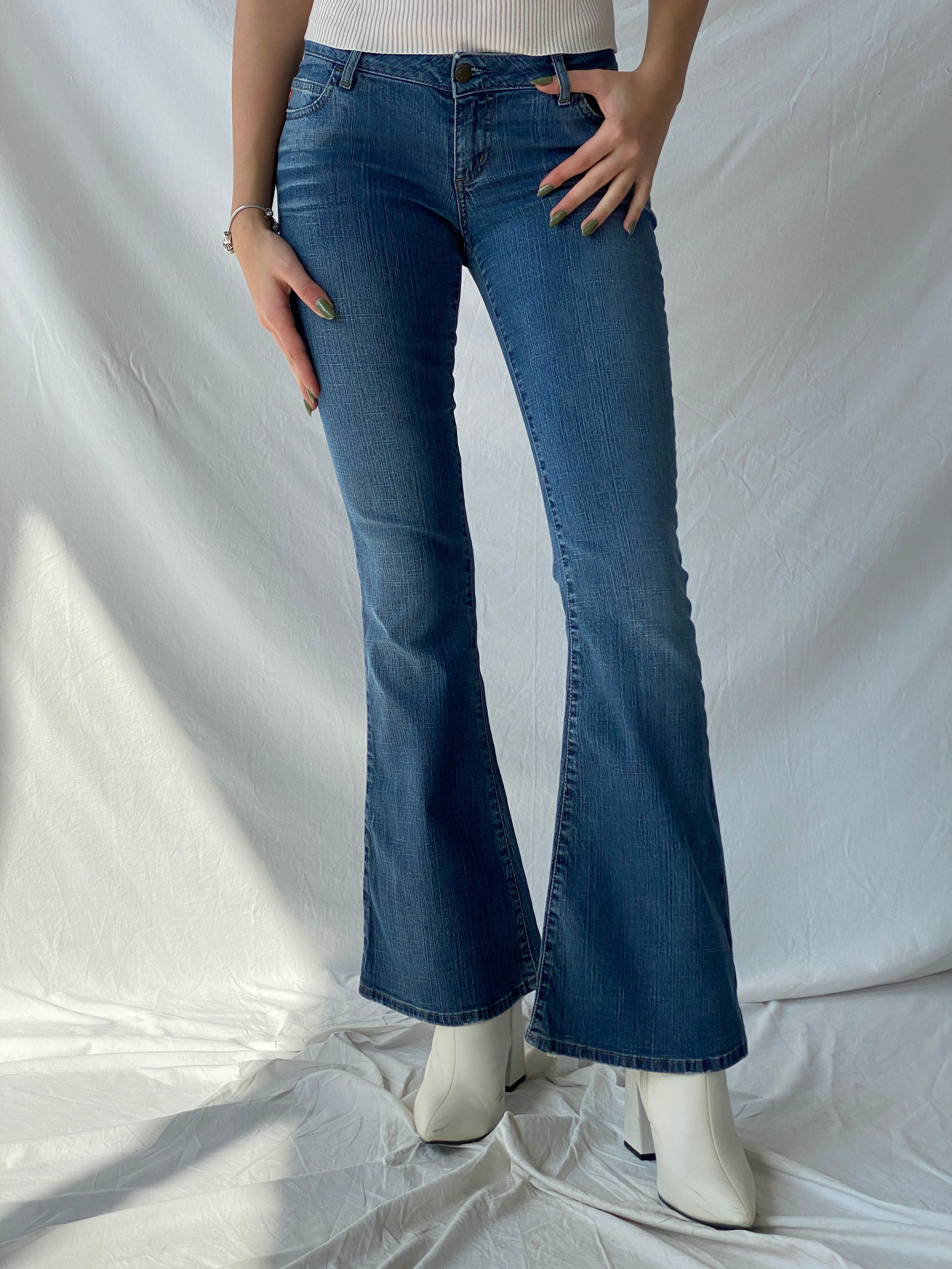 Vintage Y2K Miss Sixty Extra Low Tommy Flare Jeans - 36EUR