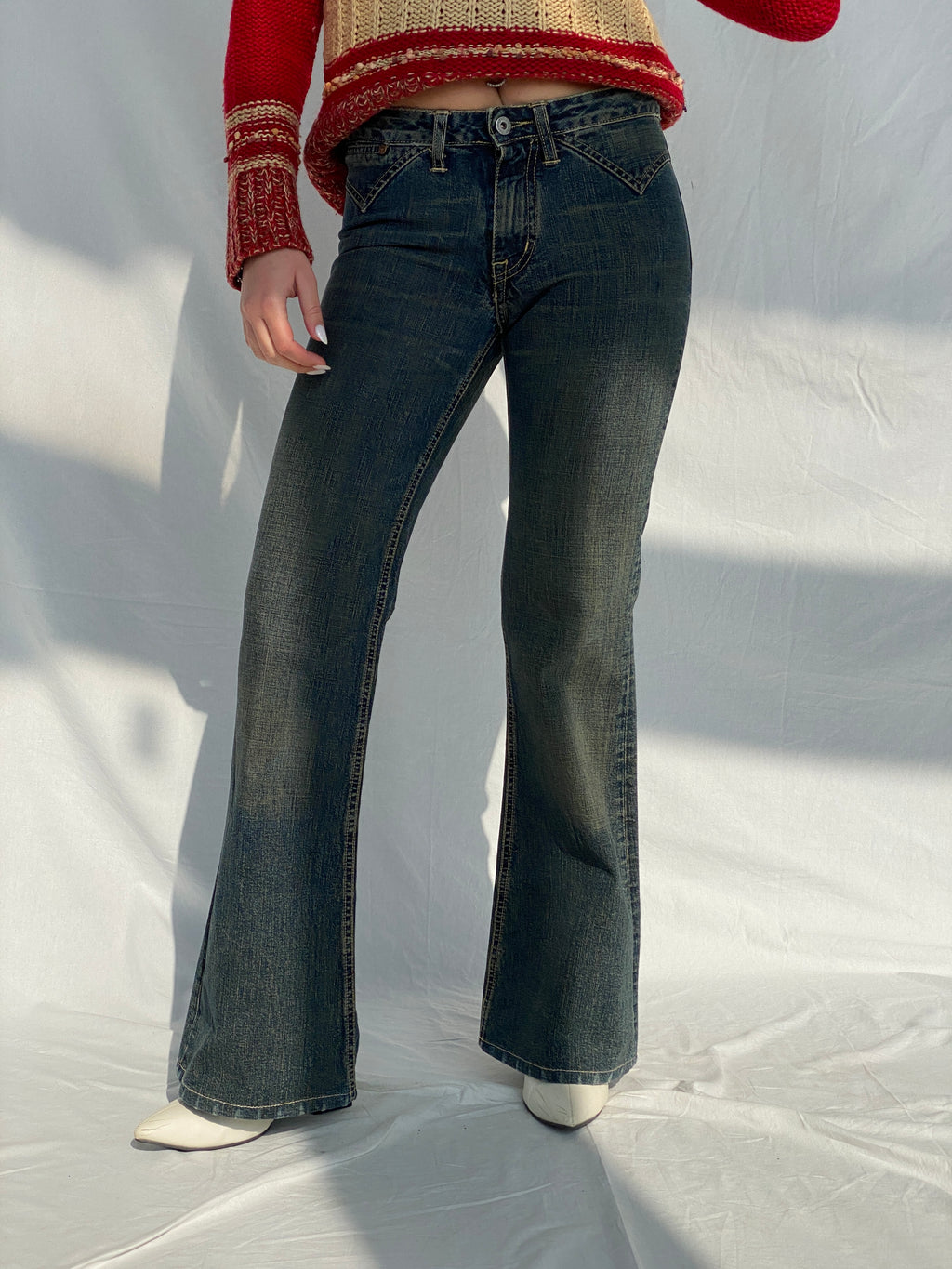 Pepe Jeans London Women’s Flared Mid-Rise Jeans - 36EUR