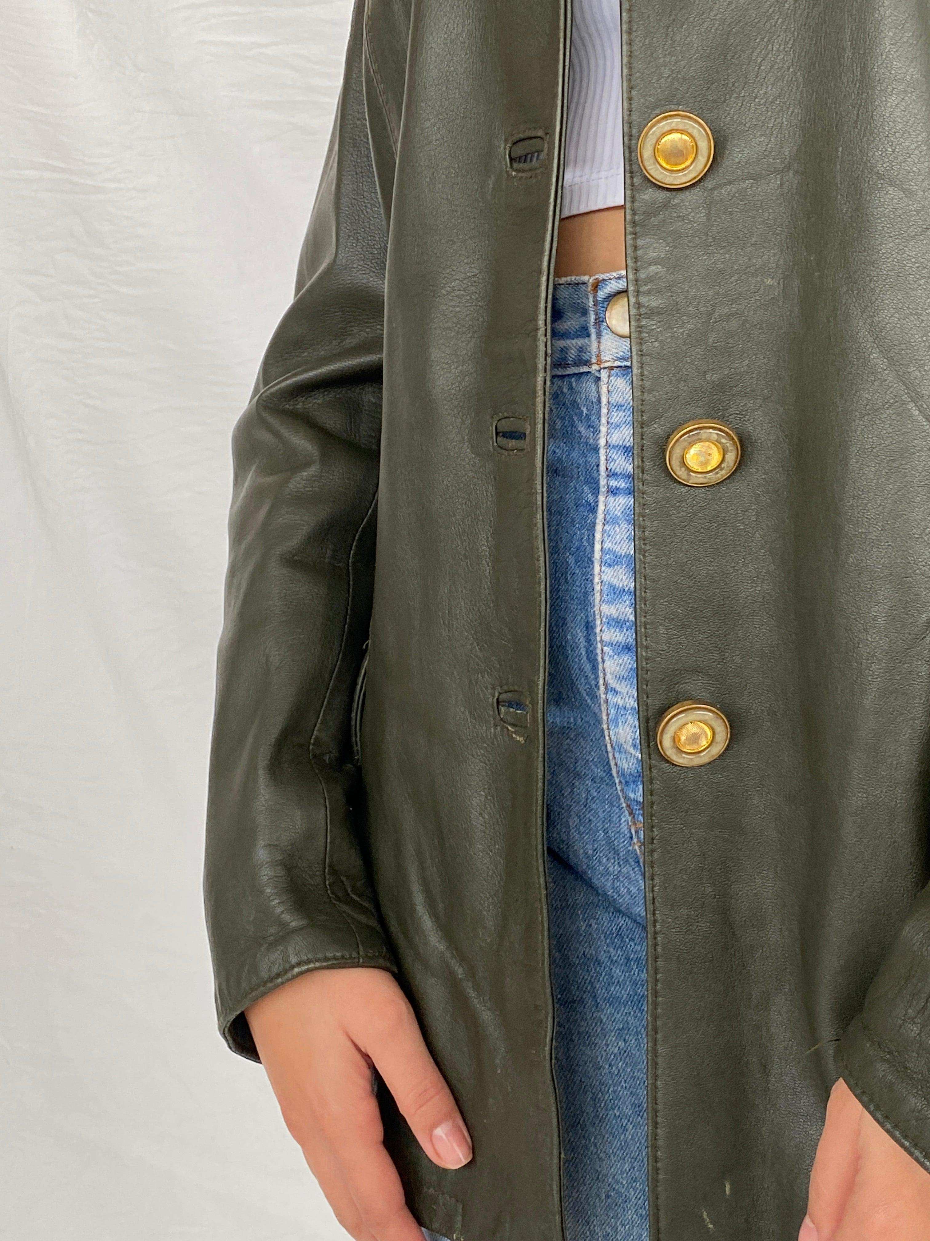 Vintage Guaranteed Original Genuine Leather Jacket - Balagan Vintage Leather Jacket 90s, Aseel, genuine leather, genuine leather jacket, leather jacket, NEW IN