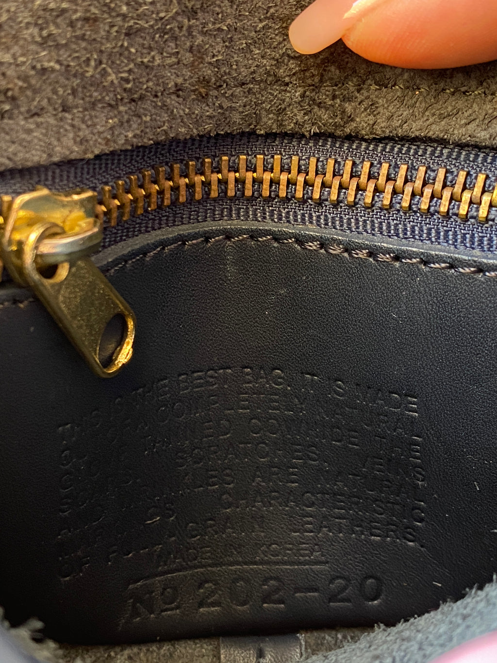 Vintage 80s WAKO Leather Work Dark Navy Mini Crossbody Bag with Extra Long Straps