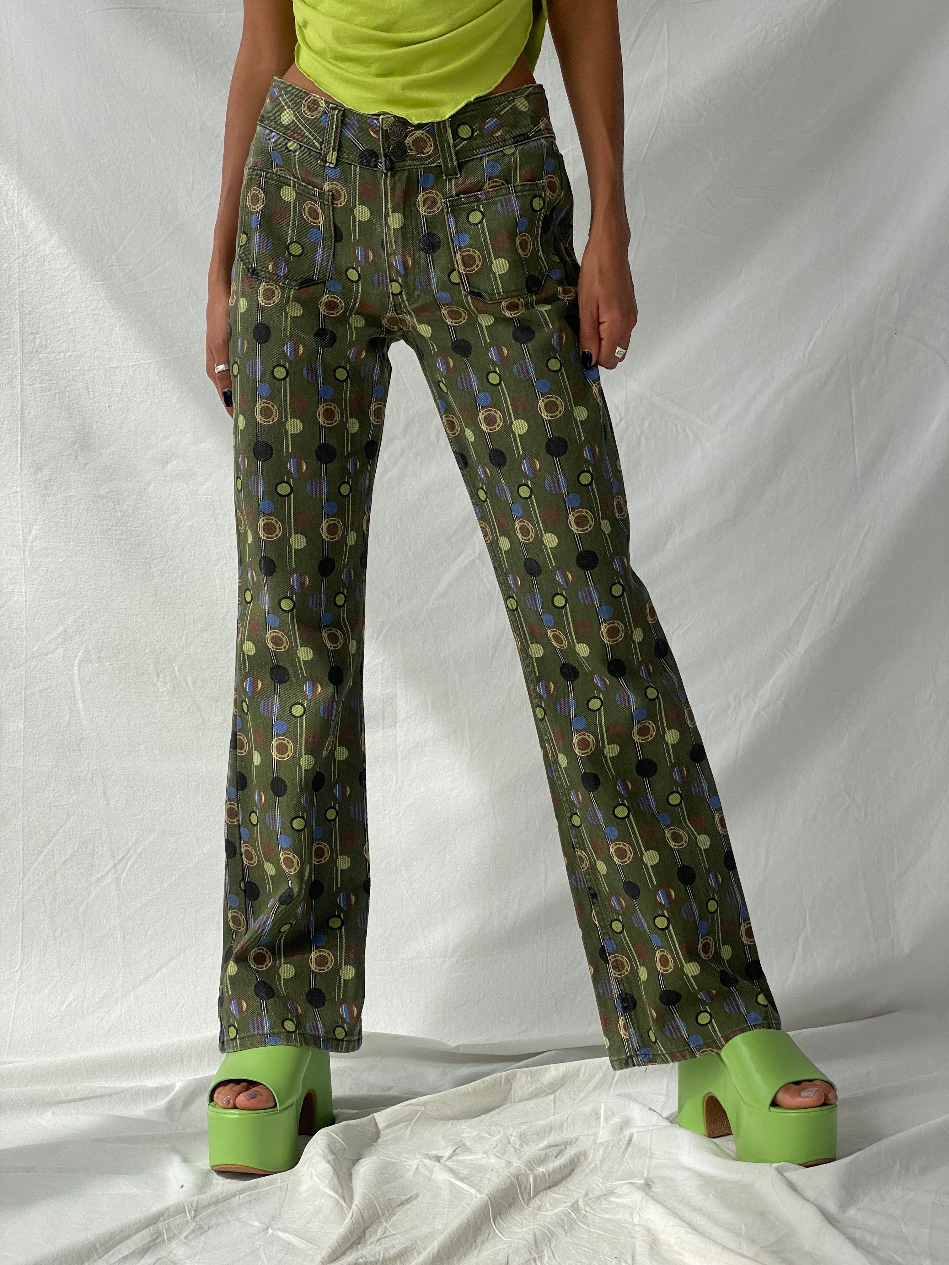 Statement Vintage Rocky Girl Casual Wear Groovy Straight Leg Jeans - S