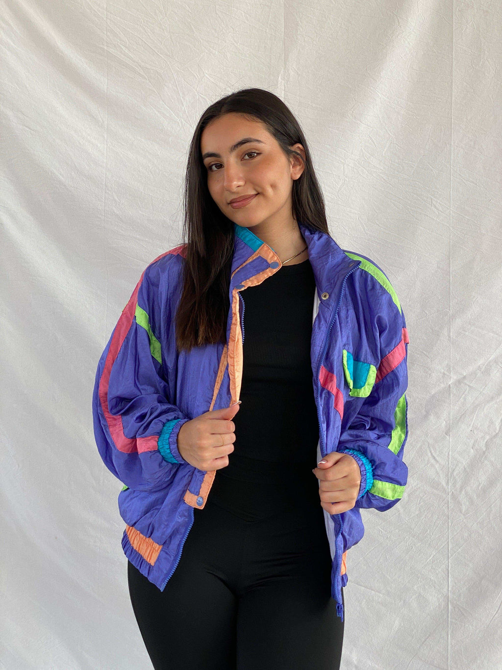 Vintage 80s/90s Clipper Bay Windbreaker Jacket - Balagan Vintage Windbreaker Jacket 00s, 90s, NEW IN, Rama, Windbreaker Jacket