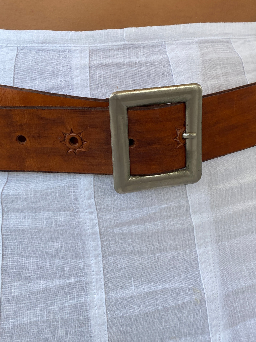 Vintage ELCHE CASTILLO Buckle Western Belt