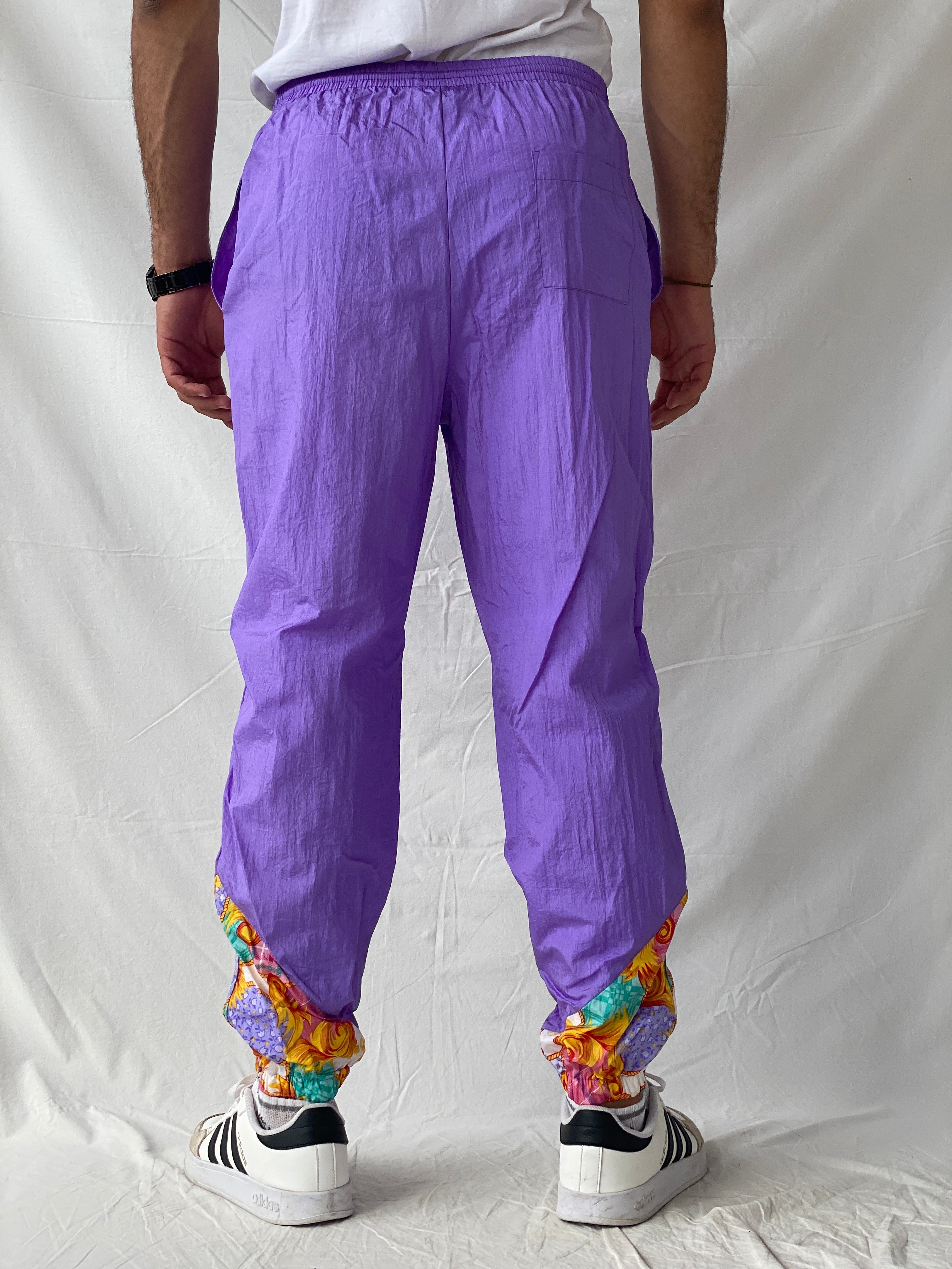 Vintage 80s/90s Sportswear Purple Windbreaker Track Pants - S