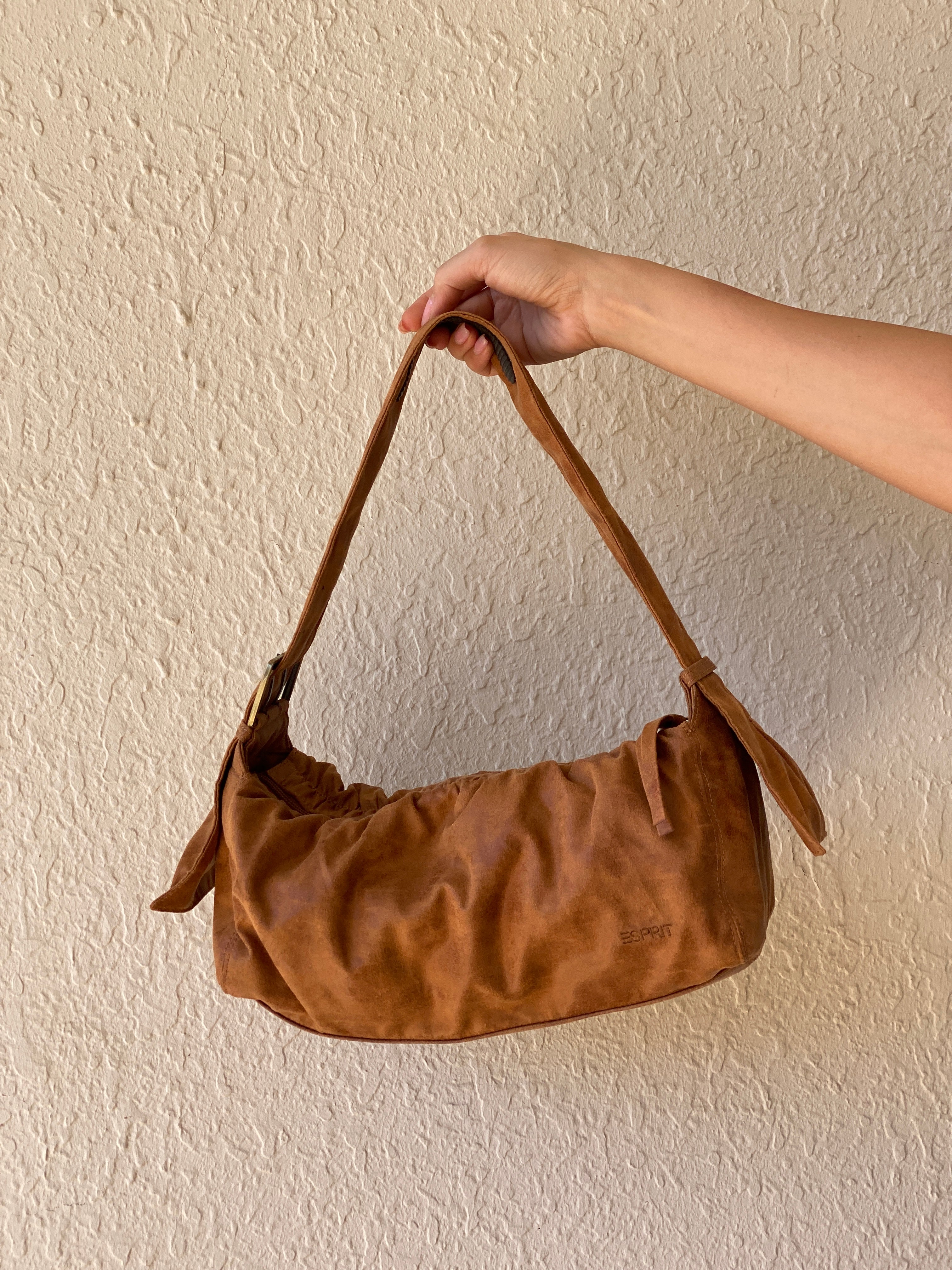00s Y2K Esprit Camel Shoulder Bag