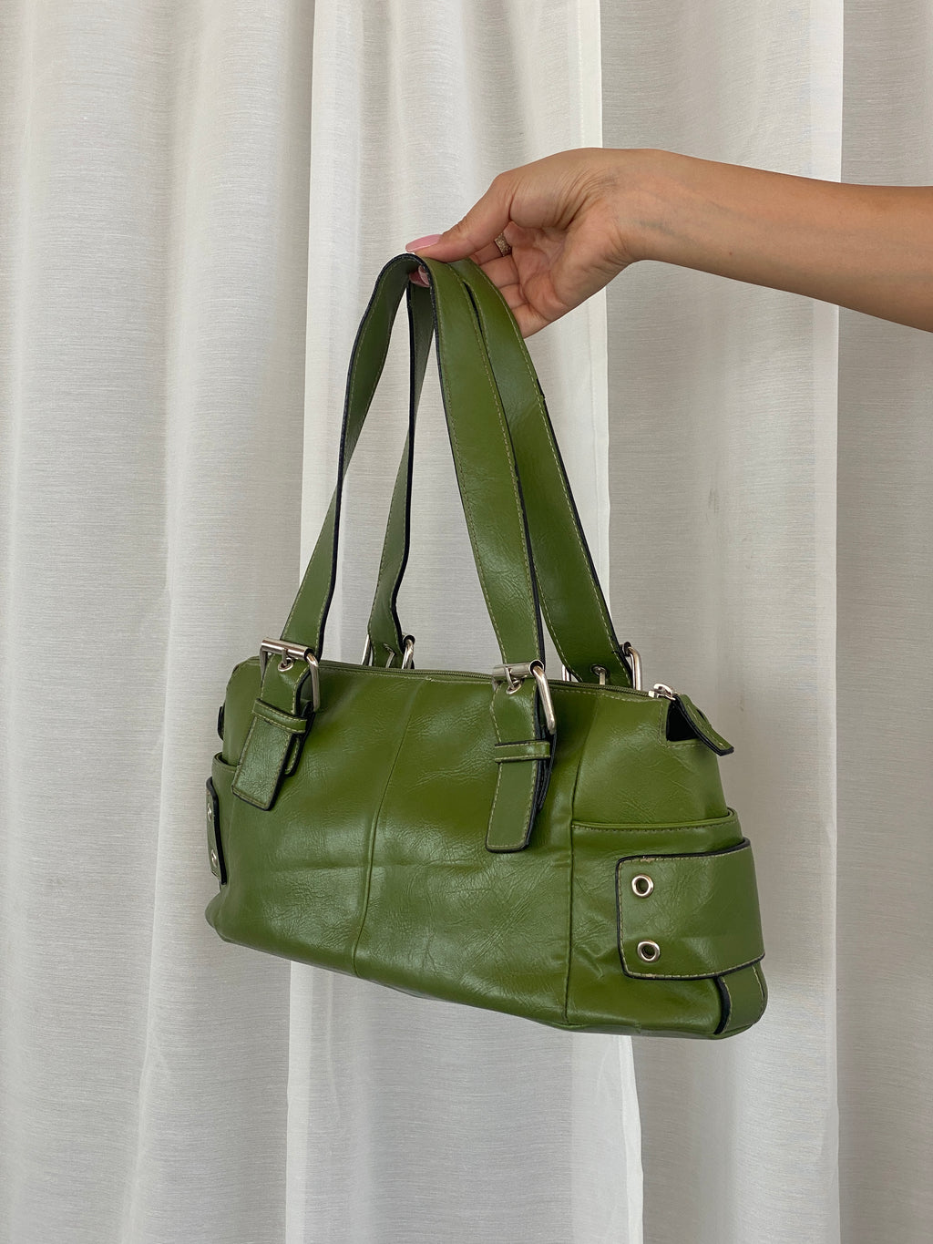 Worthington Lime Green Shoulder Bag Women’s Satchel Purse