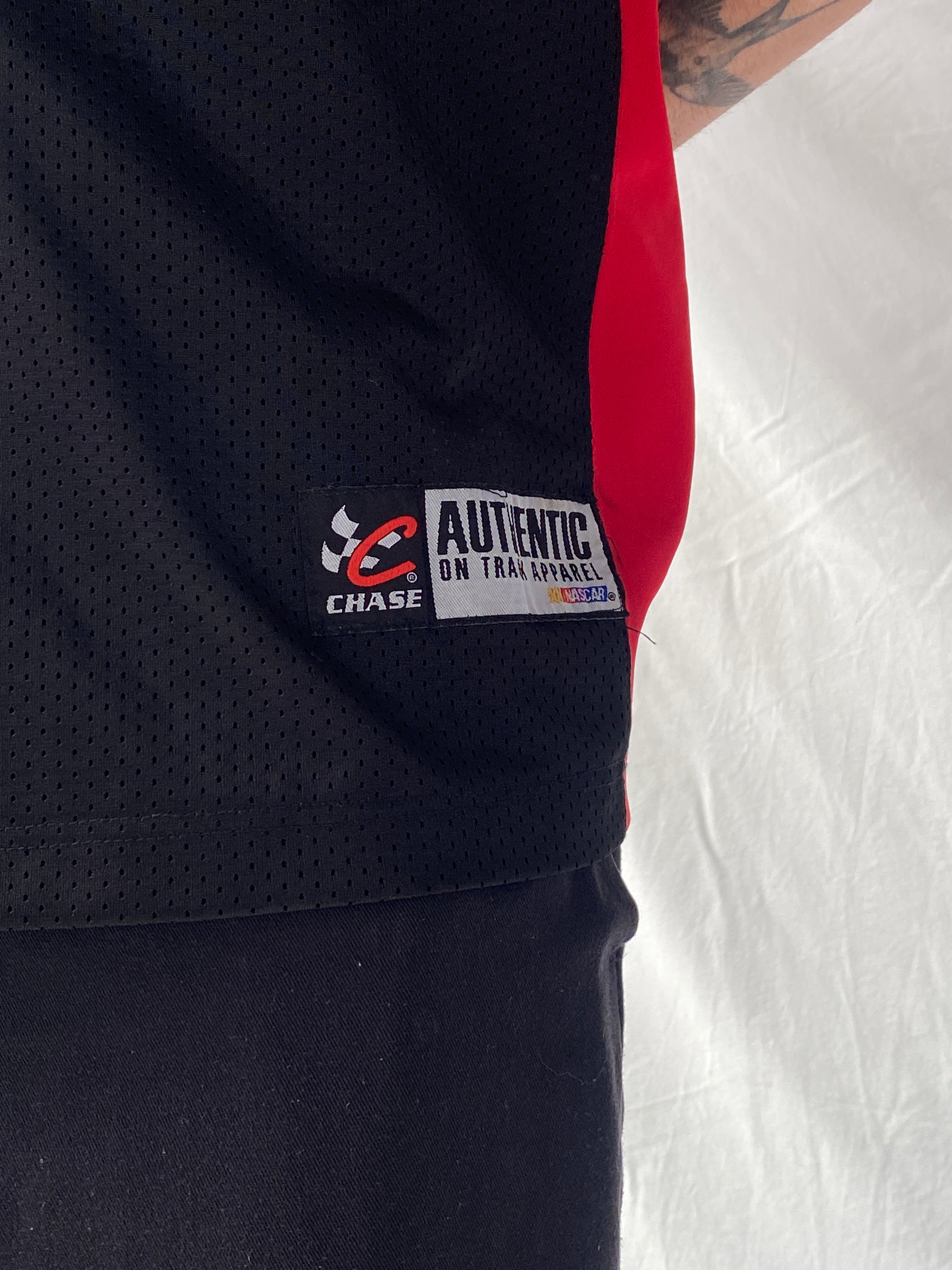 قميص سباق كيفن هارفيك #29 أسود بأكمام قصيرة من Vintage Chase Authentics NASCAR - مقاس XL