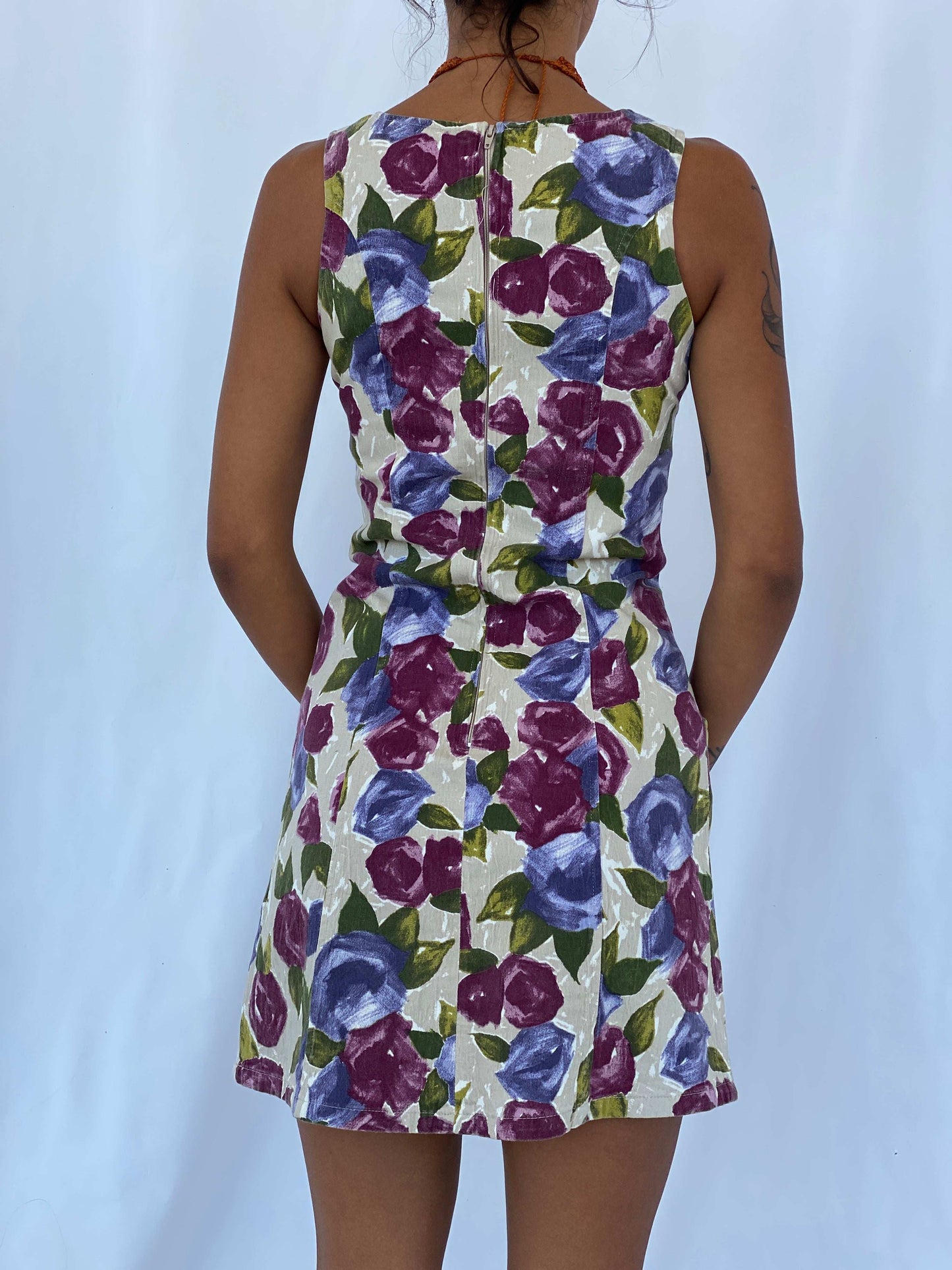 Vintage 90s Hennes Collection Floral Mini Dress - Size XS - Balagan Vintage Mini Dress 00s, Mini Dress, NEW IN, Tojan