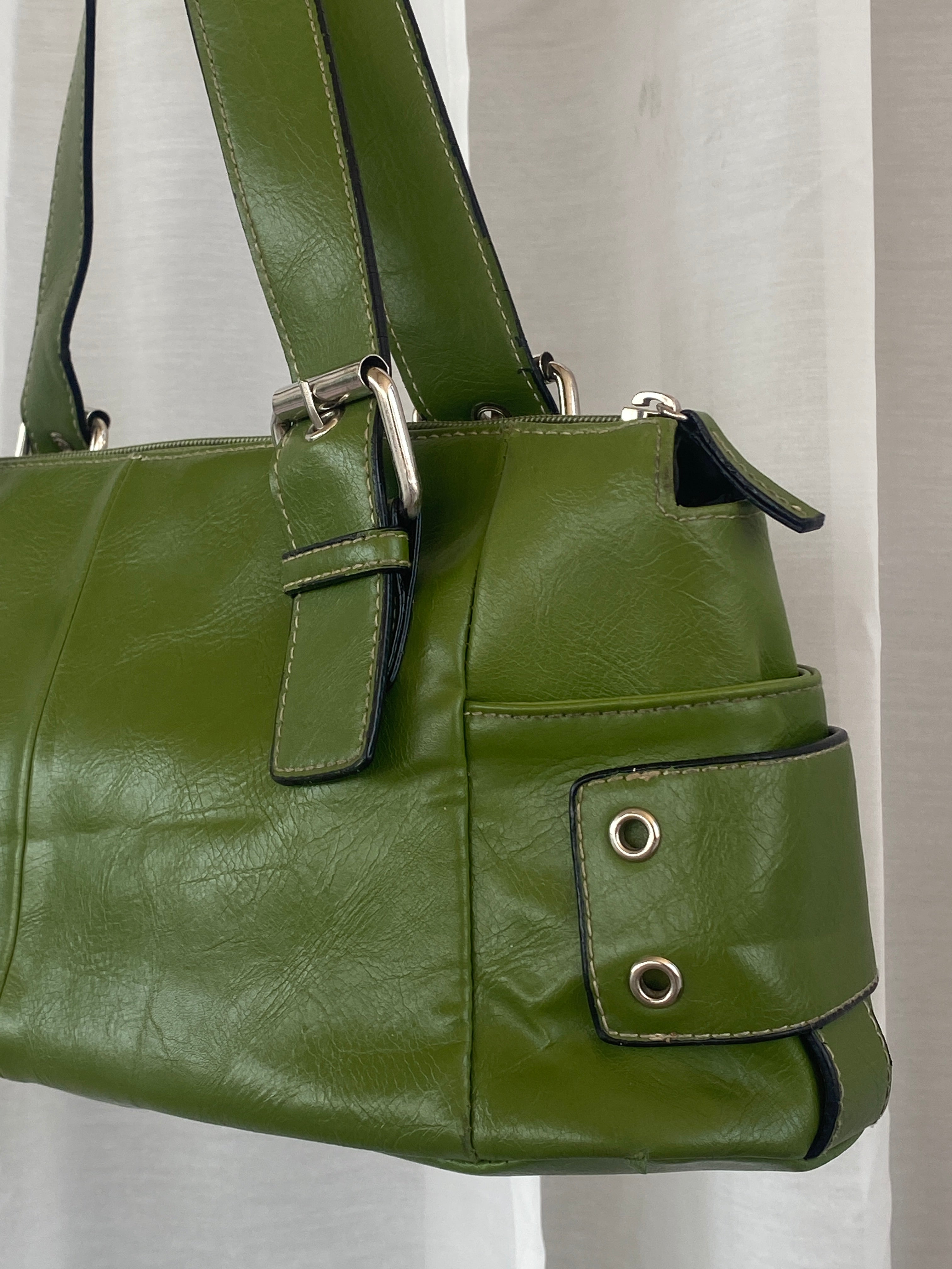 Worthington Lime Green Shoulder Bag Women’s Satchel Purse