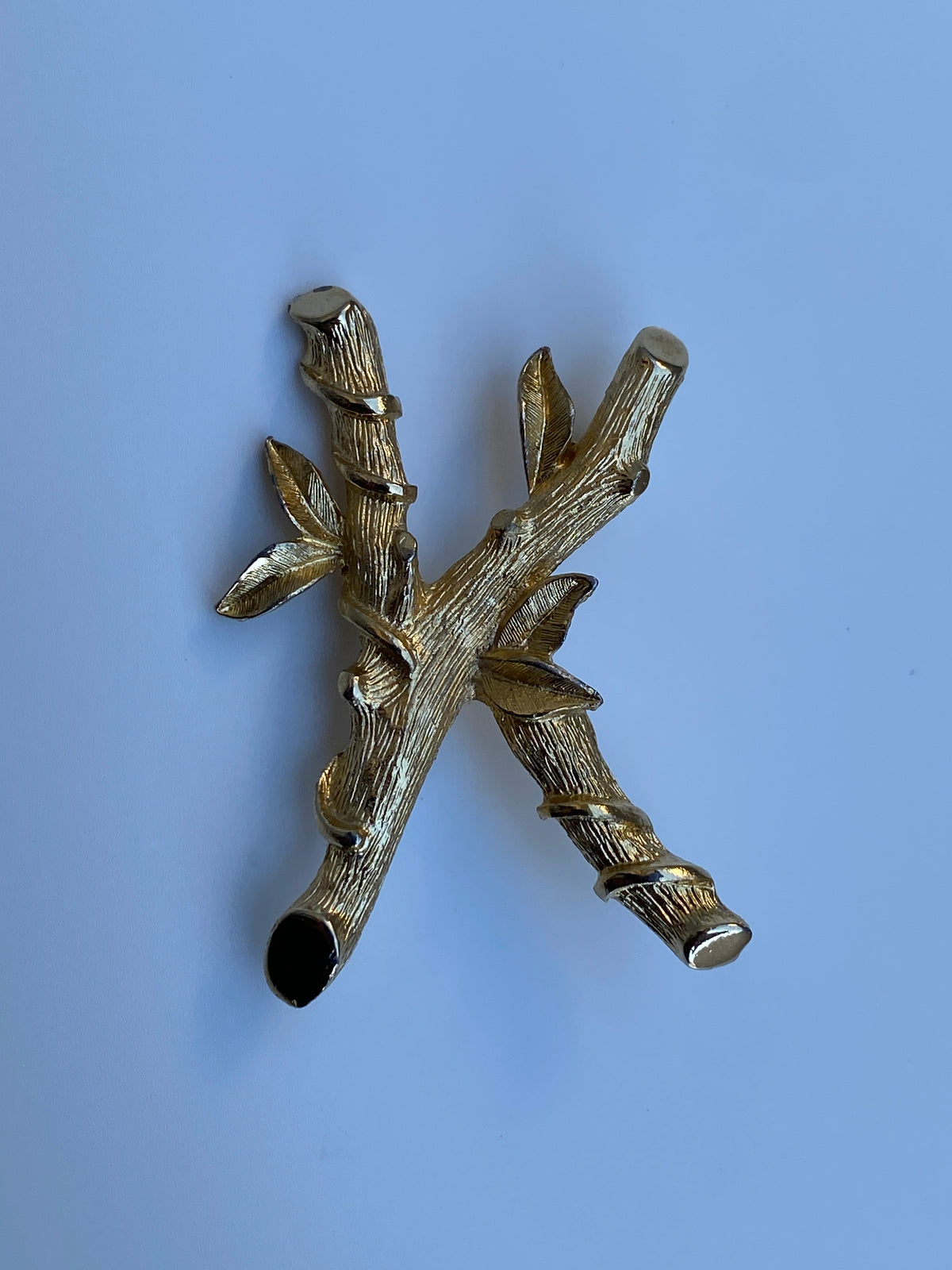 Vintage Sarah Coventry Gold Tone Bamboo Branch Brooch Nature Inspired Textured Pin Vintage Sarah Coventry Gold Tone Bamboo Branch Brooch Nature Inspired Textured Pin