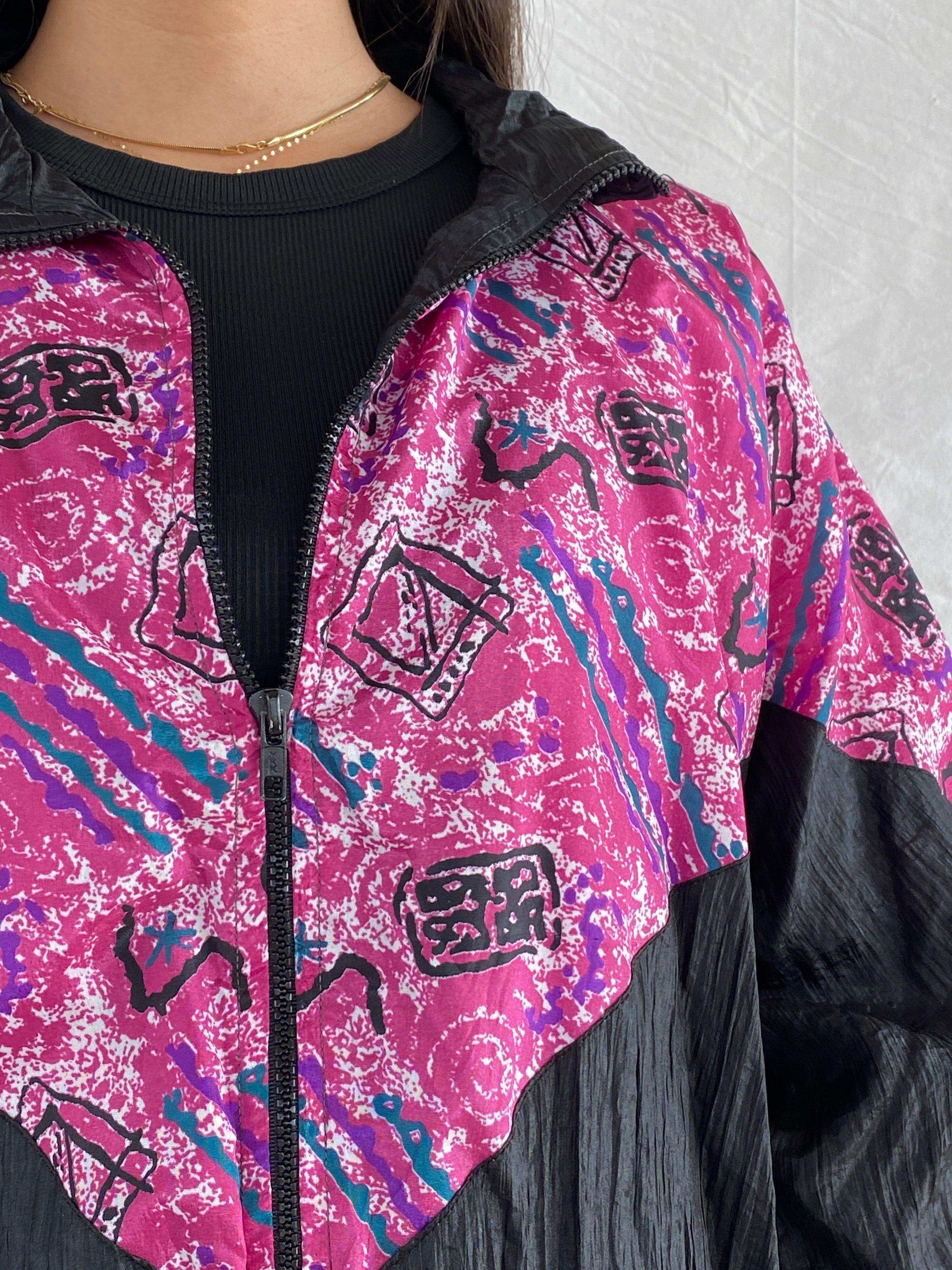 Vintage 80s/90s Lauren Brooke Windbreaker Jacket - Balagan Vintage Windbreaker Jacket 00s, 90s, NEW IN, Rama, Windbreaker Jacket