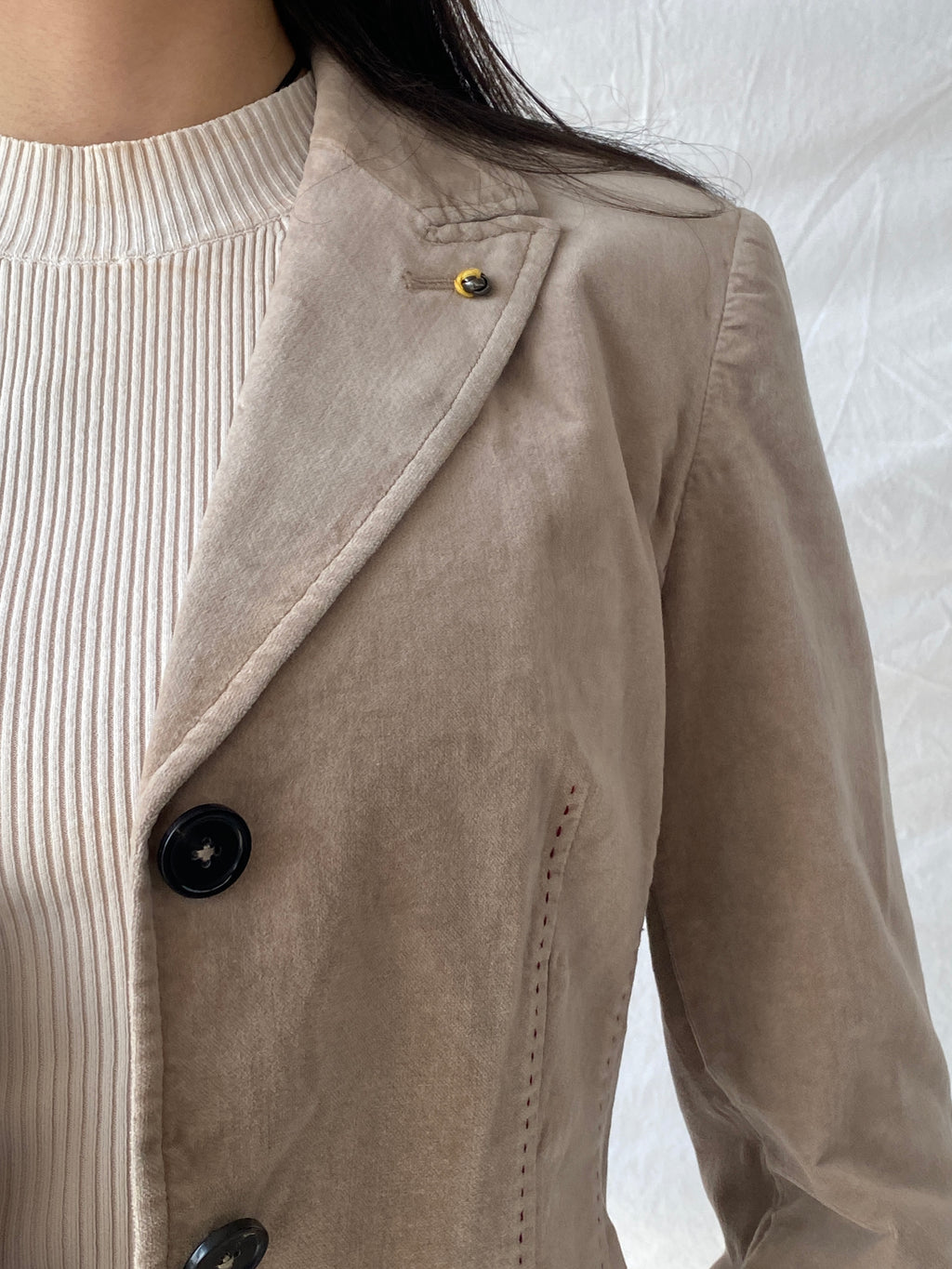 Y2K Blonde No.8 Pink Women’s Cotton Blazer - S