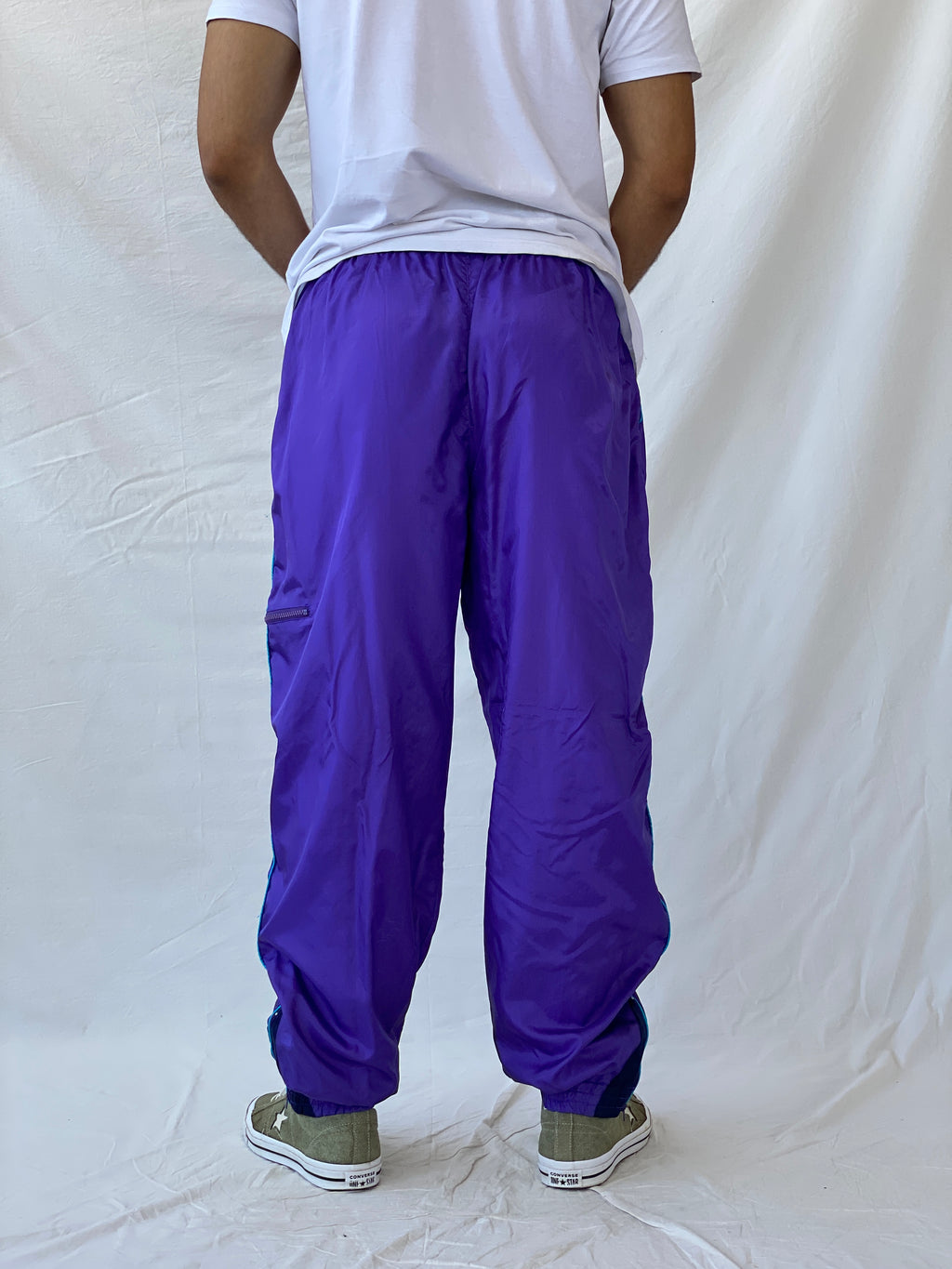 Vintage 80s/90s YBÉS Fashion Purple Track Pants - XL