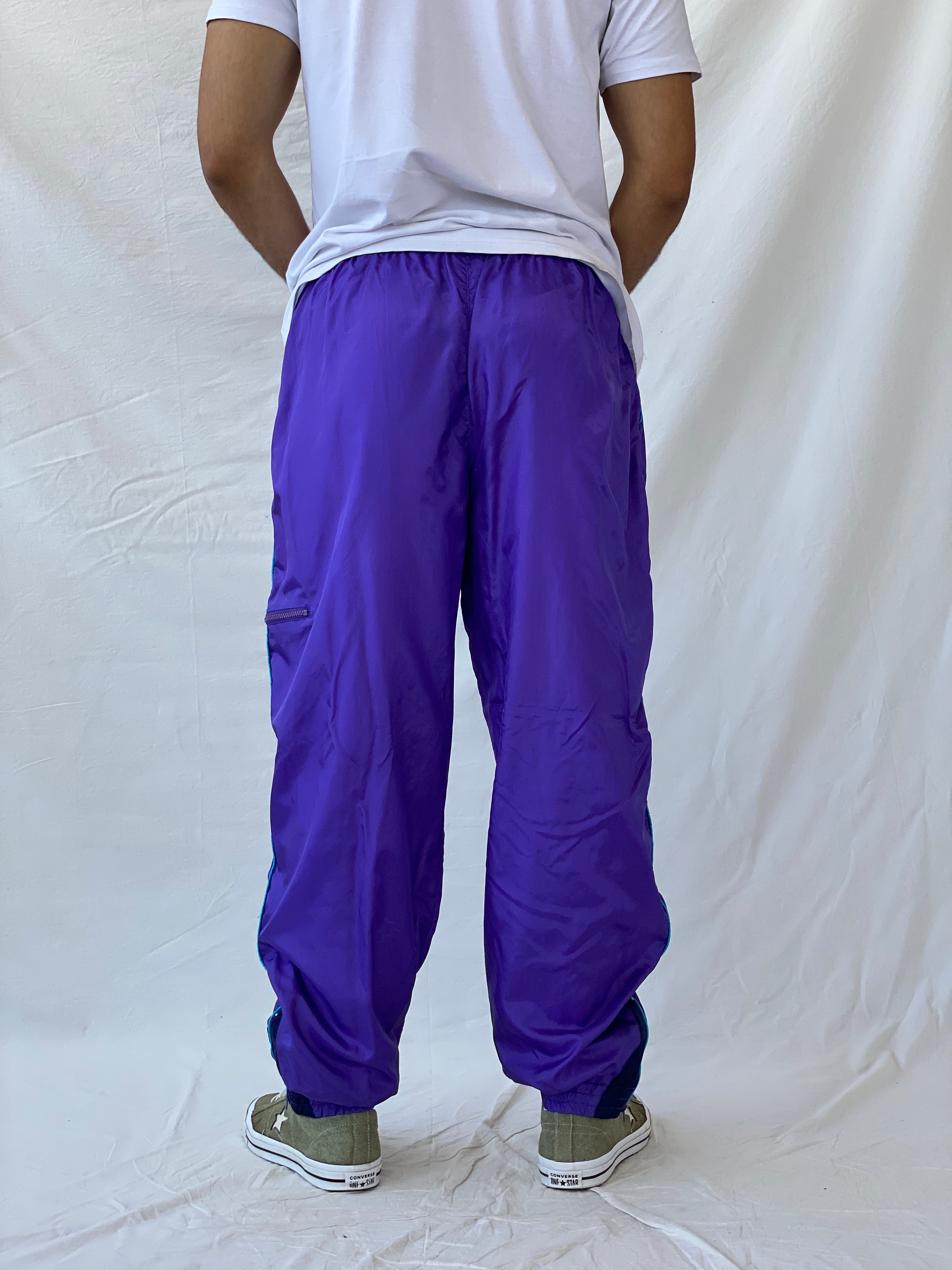 Vintage 80s/90s YBÉS Fashion Purple Track Pants - XL