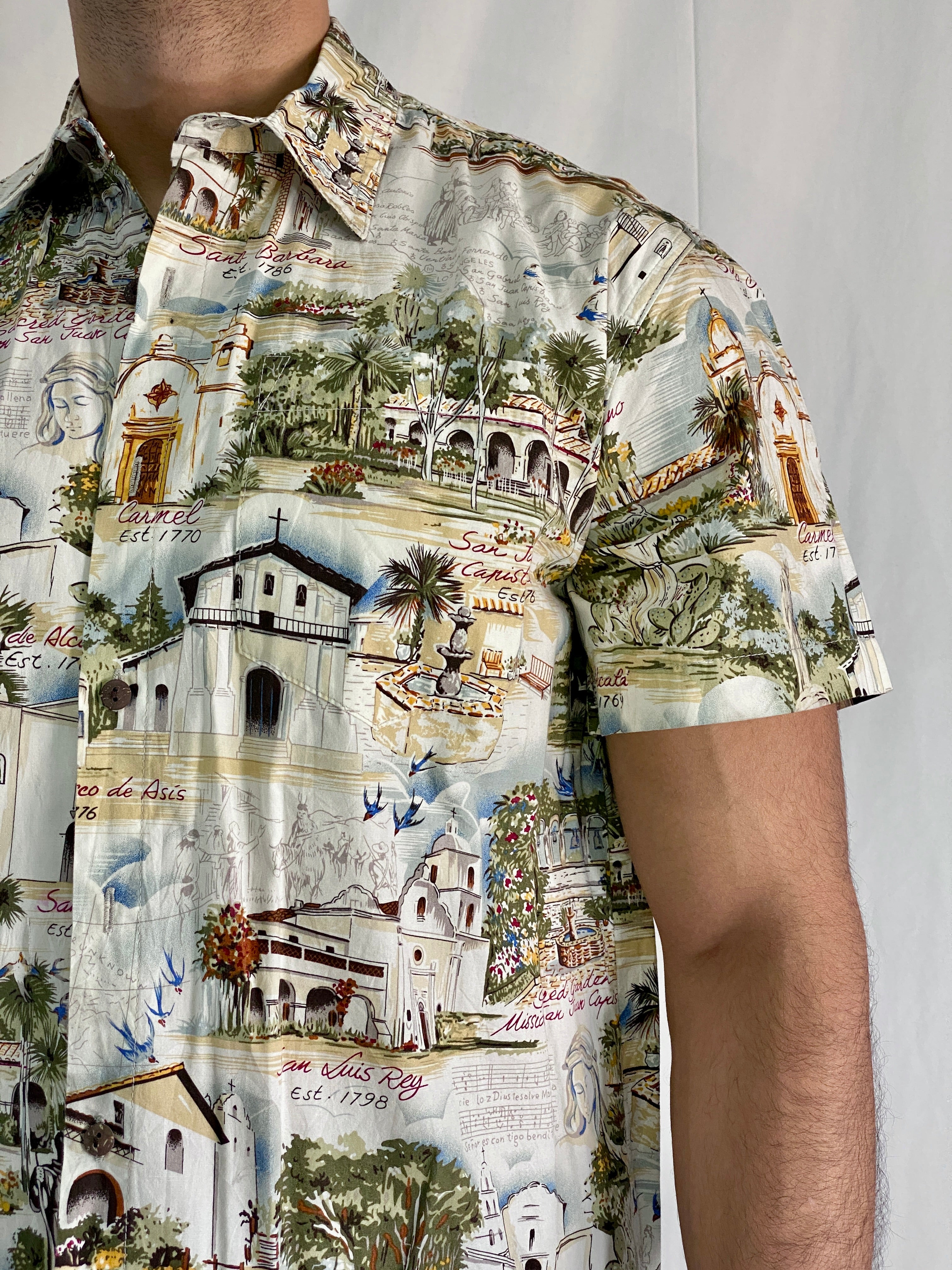 Vintage High Seas Trading Co Cotton Hawaiian Camp Shirt - S