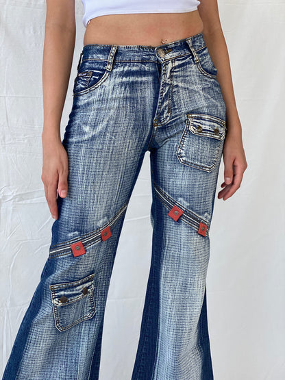 Statement Y2K Min.g Yang Flare Jeans