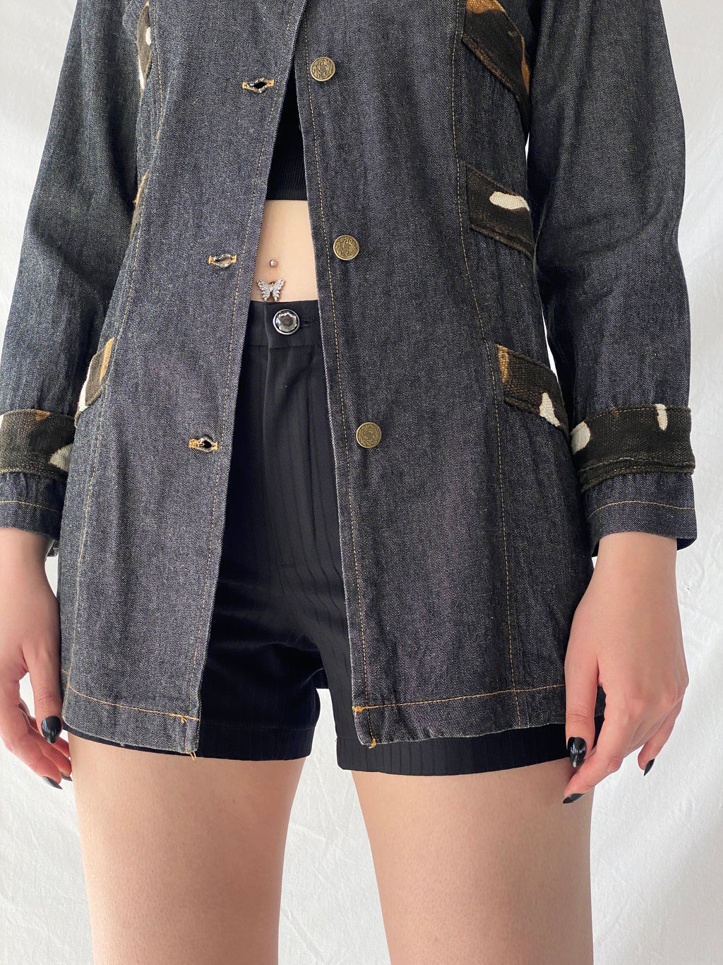 Vintage Jamp Fashion By Charlie Cotton Denim Jacket - M