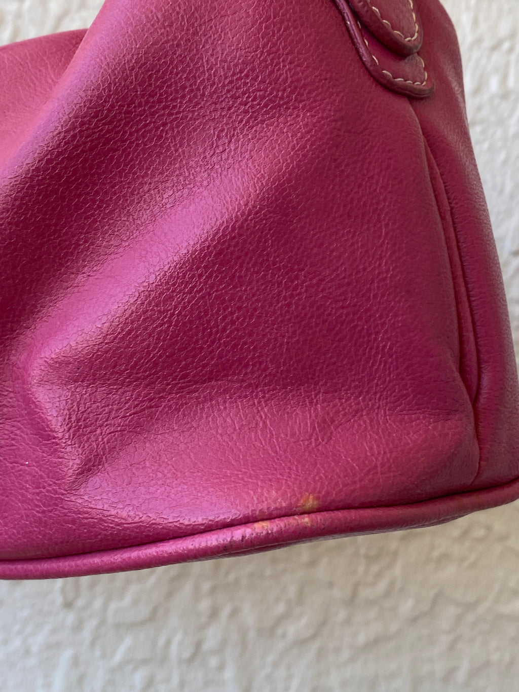 Liz Claiborne Pink Faux Leather Mini Star Moon Embroidery Shoulder Bag