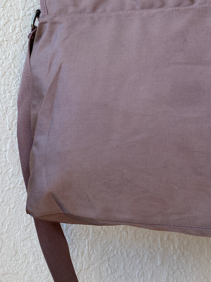 Fossil Taupe Heavyweight Nylon Laptop Messenger Bag