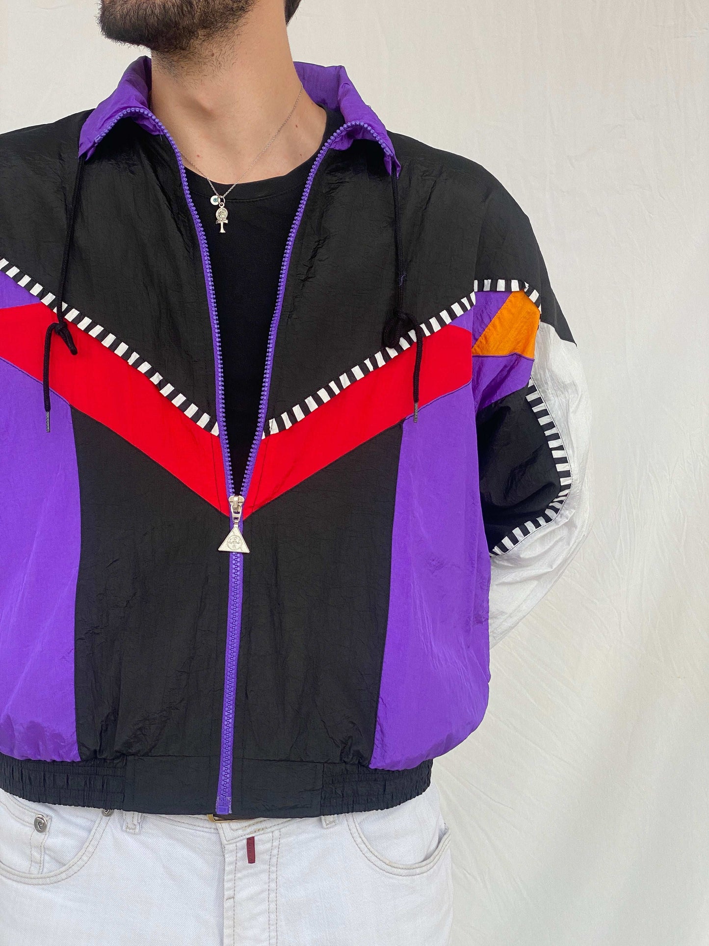 Vintage 80s Casual Isle Windbreaker Jacket - S - Balagan Vintage Windbreaker Jacket 00s, 90s, Awsam, NEW IN, vintage windbreaker, windbreaker