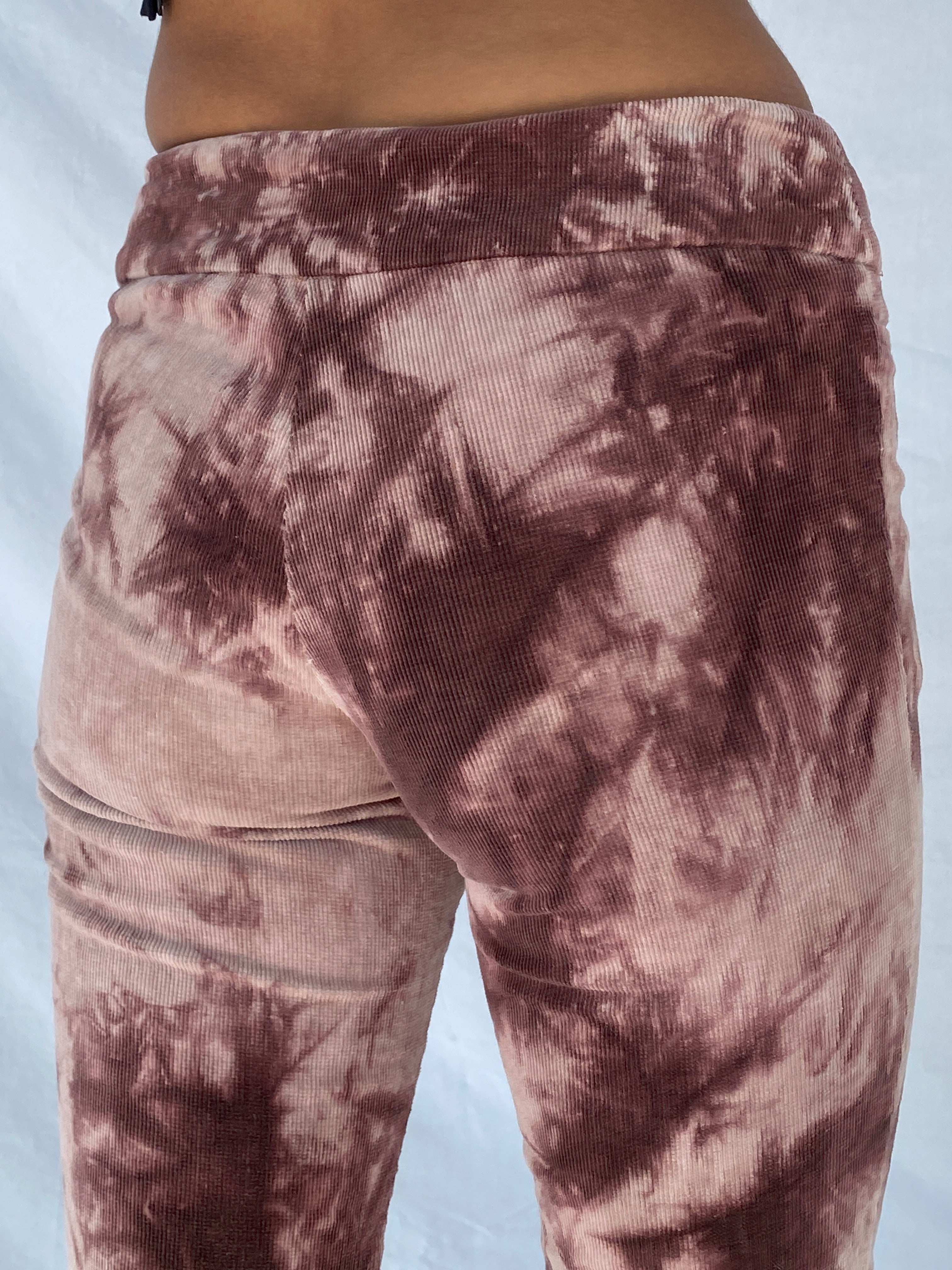 Vintage Necessary Object Tie-dye Corduroy Low Rise Pants - Balagan Vintage Corduroy Pants 00s, 90s, corduroy pants, Tojan