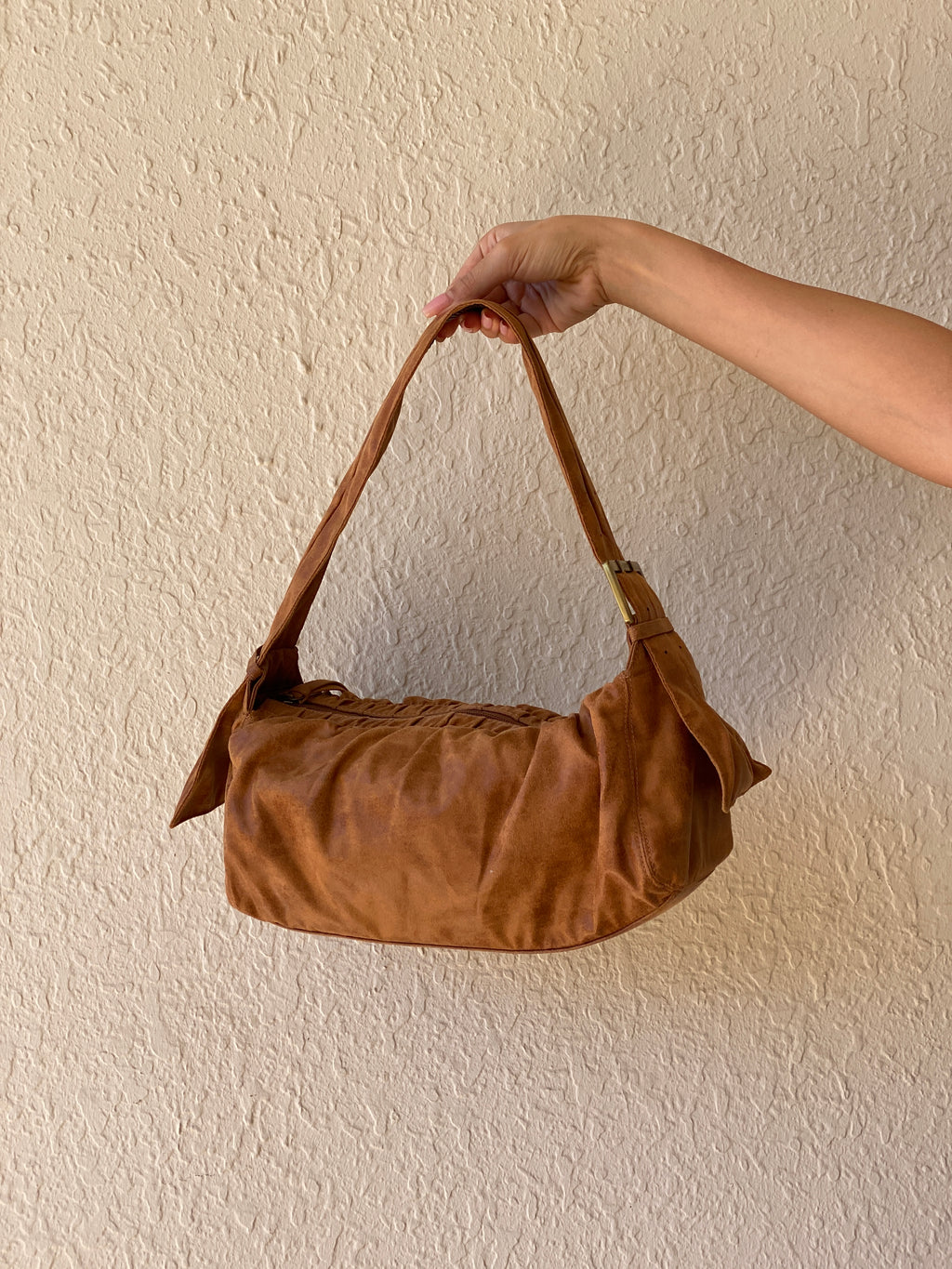 00s Y2K Esprit Camel Shoulder Bag