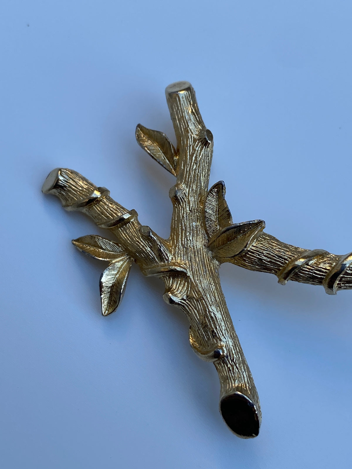 Vintage Sarah Coventry Gold Tone Bamboo Branch Brooch Nature Inspired Textured Pin Vintage Sarah Coventry Gold Tone Bamboo Branch Brooch Nature Inspired Textured Pin