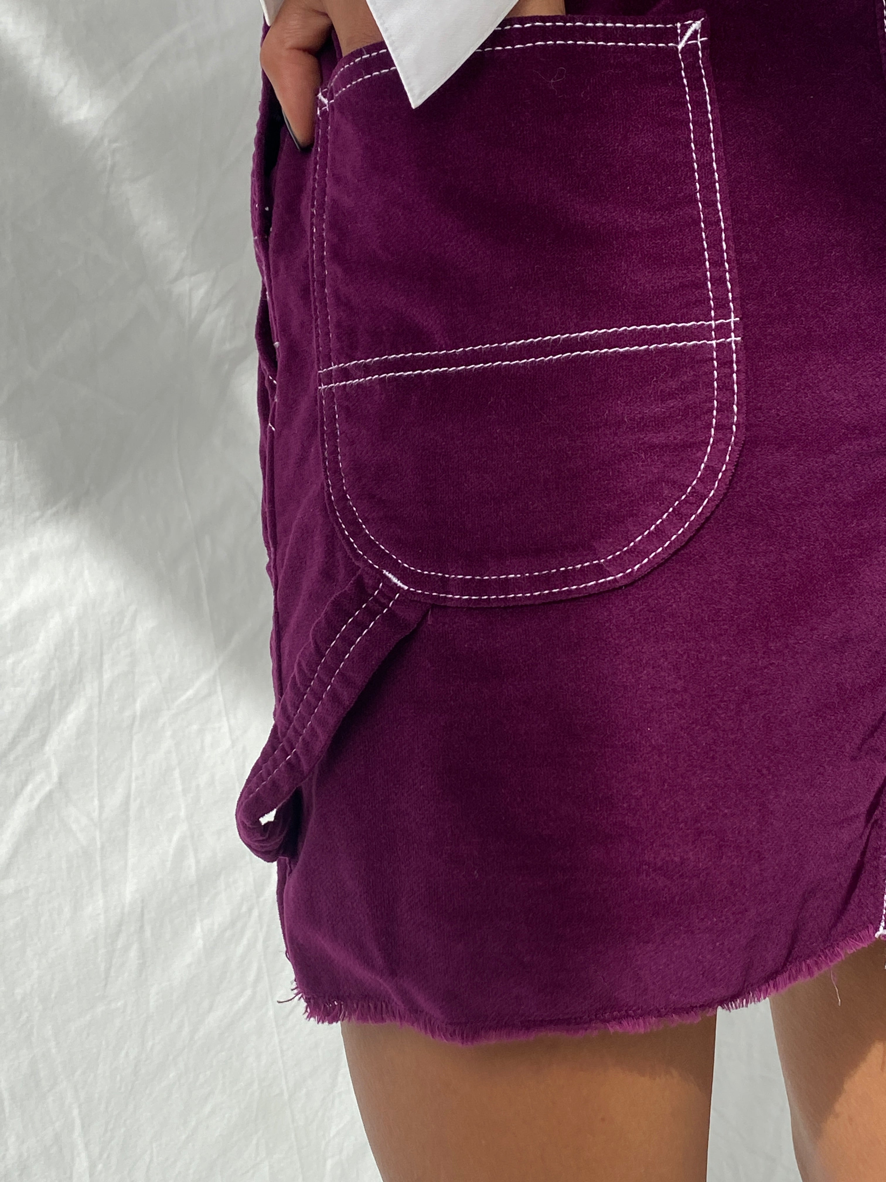 Dickies Juniors’ Carpenter Overall Corduroy Women’s Jumper Dress - XS