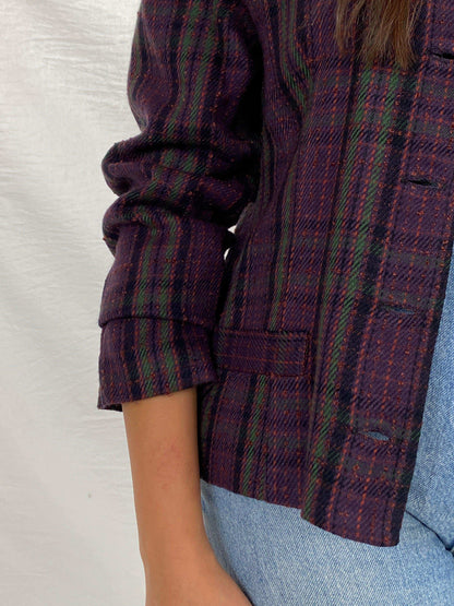 Vintage 90s Bedford Fair Striped Blazer - Balagan Vintage Blazer 90s, Aseel, blazer, NEW IN, plaid blazer