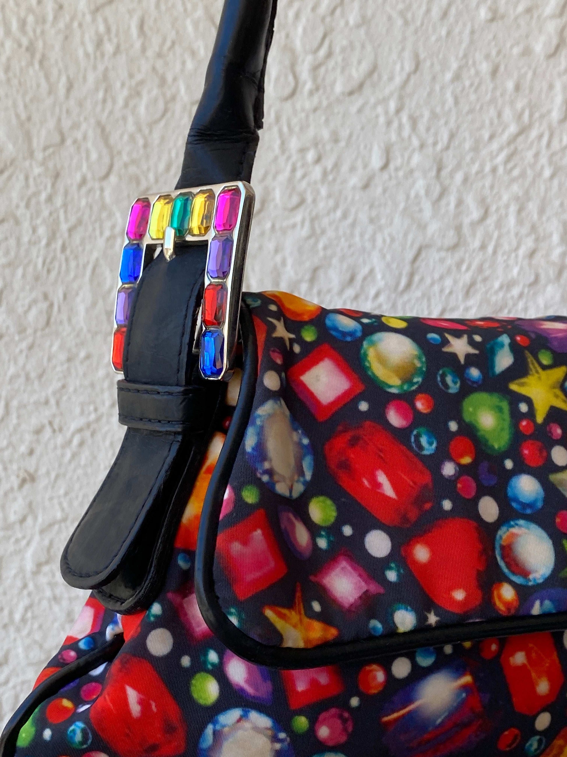 Statement Vintage Y2K Patrick Cox Multi-colored Beaded Shoulder Bag - Balagan Vintage Shoulder Bag bag, beaded bag, embellished bag, handbag, NEW IN, shoulder bag, vintage bags