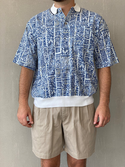 Vintage John Blair Hawaiian Print Men’s Top - L