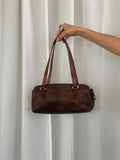 Vintage Fossil Brown Genuine Leather Purse Women’s Shoulder Bag