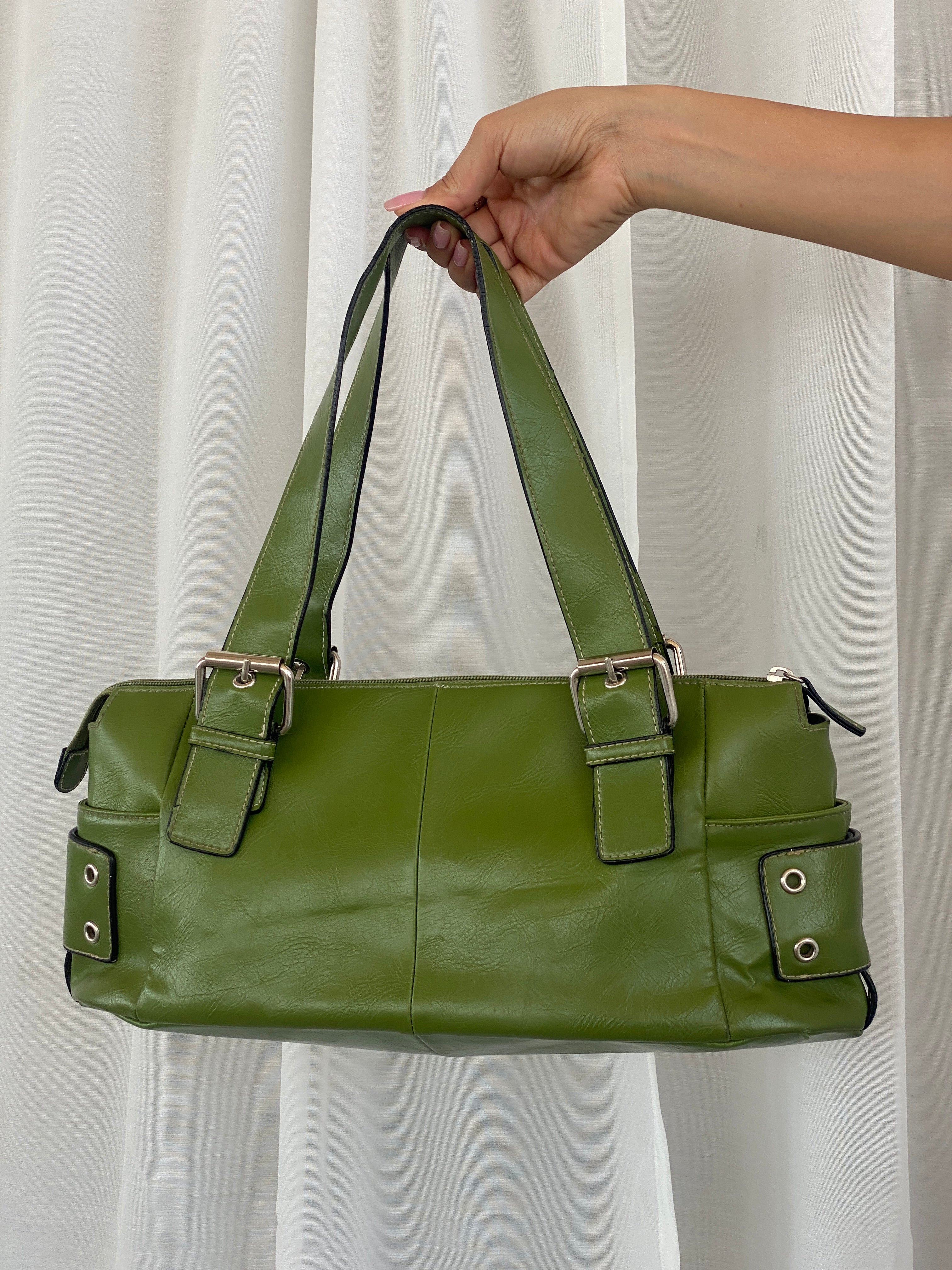 Worthington Lime Green Shoulder Bag Women’s Satchel Purse