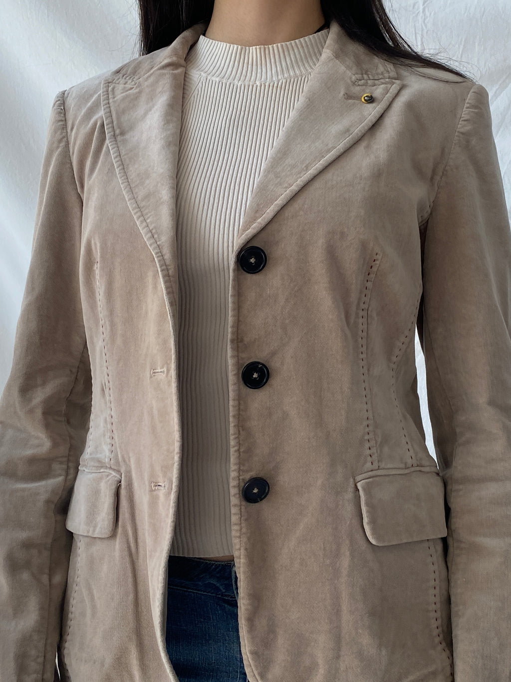 Y2K Blonde No.8 Pink Women’s Cotton Blazer - S