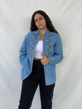 Vintage Northern Isles Buttoned Women’s Denim Shirt - M