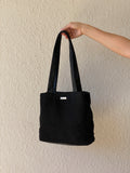 Vintage 90s Nine West Black Canvas Women’s Shoulder Bucket Bag