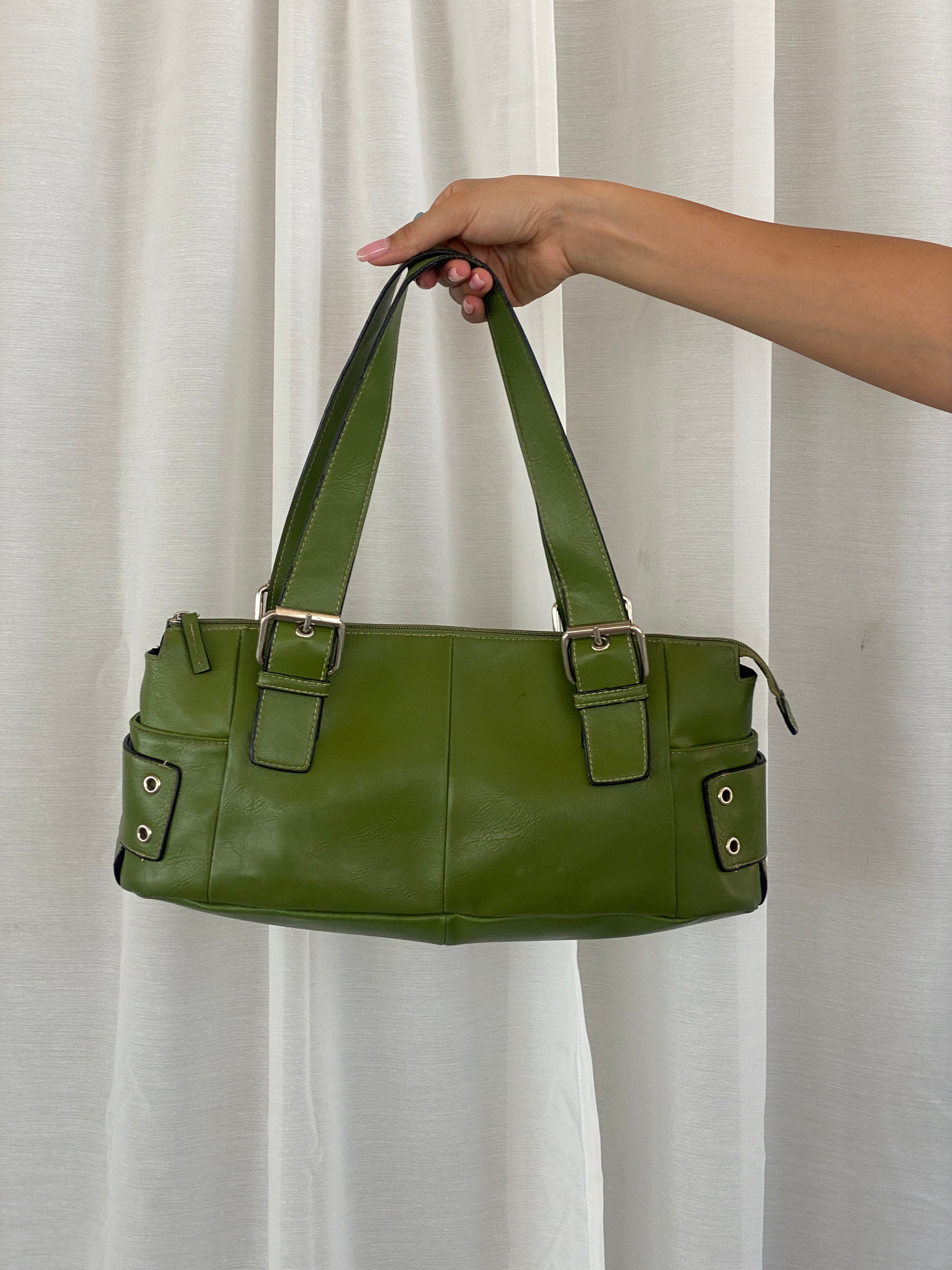 Worthington Lime Green Shoulder Bag Women’s Satchel Purse