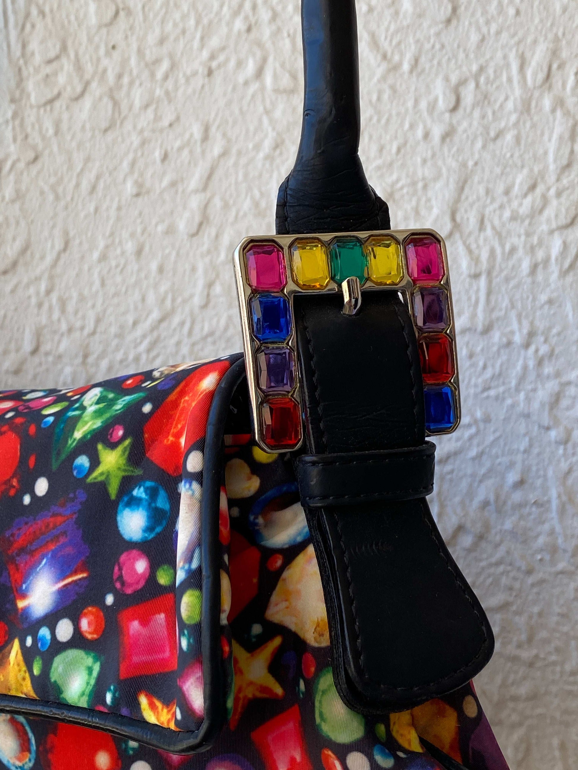 Statement Vintage Y2K Patrick Cox Multi-colored Beaded Shoulder Bag - Balagan Vintage Shoulder Bag bag, beaded bag, embellished bag, handbag, NEW IN, shoulder bag, vintage bags