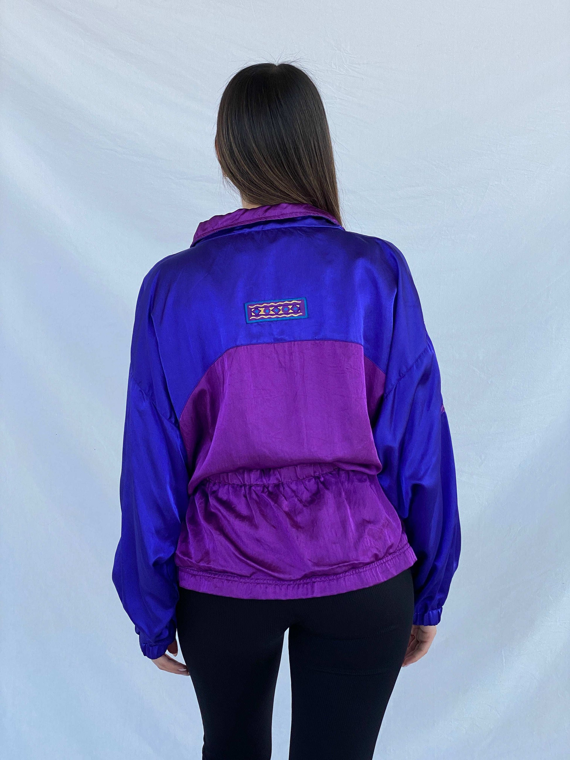 Vintage 90s AVIA Windbreaker Jacket - Size Large - Balagan Vintage Windbreaker Jacket 80s, 90s, Juana, NEW IN, vintage windbreaker, windbreaker, windbreaker jacket