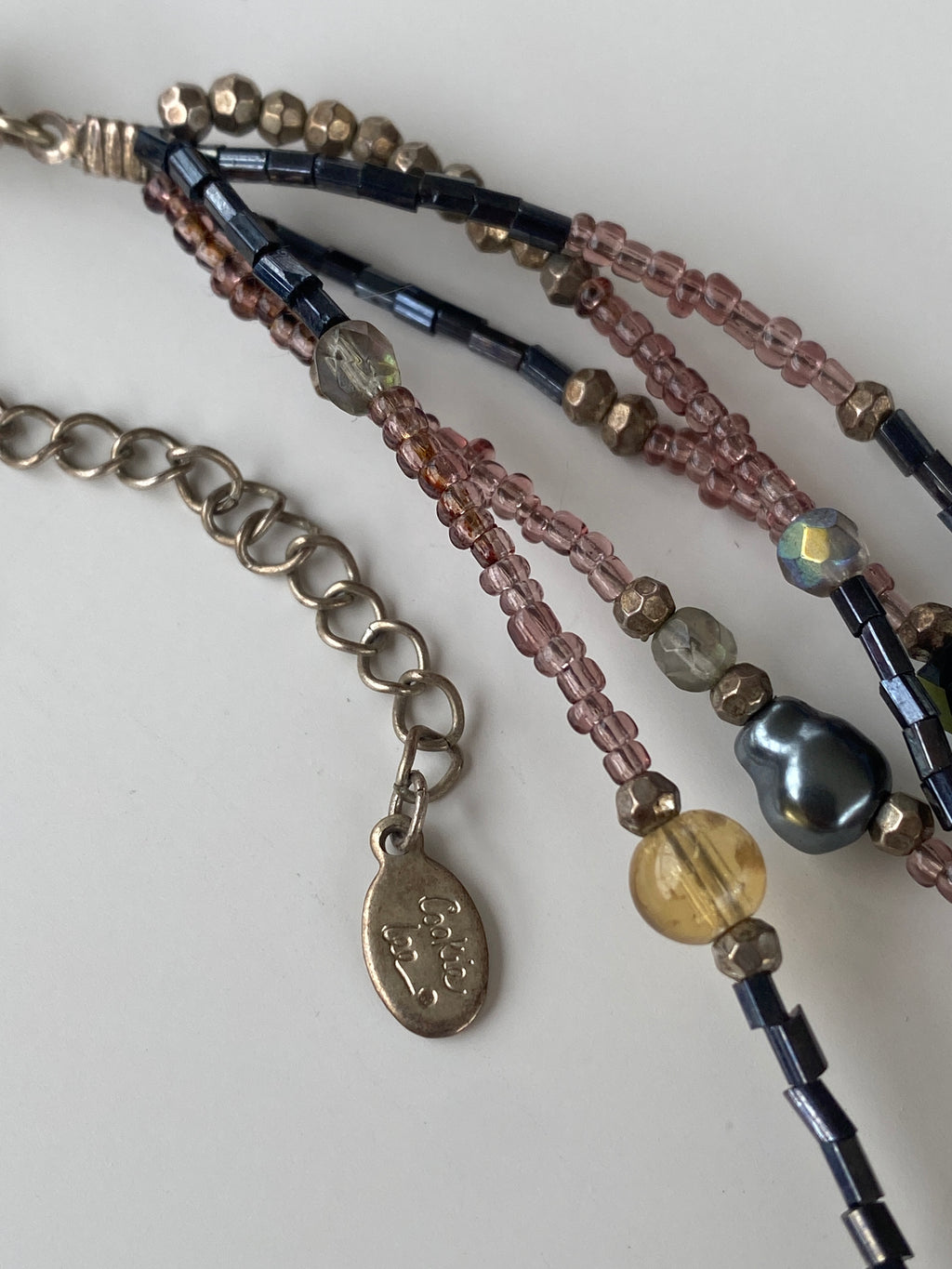 Cookie Lee Multi-Strand Beaded Layered Necklace