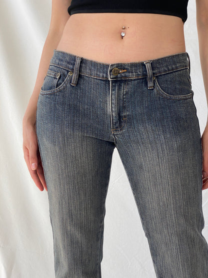 Vintage Low Waisted Lee Flare Jeans