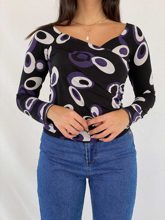 AKIRÈ Italy Top - Balagan Vintage Full Sleeve Top 00s, 90s, full sleeve top, NEW IN, Rama