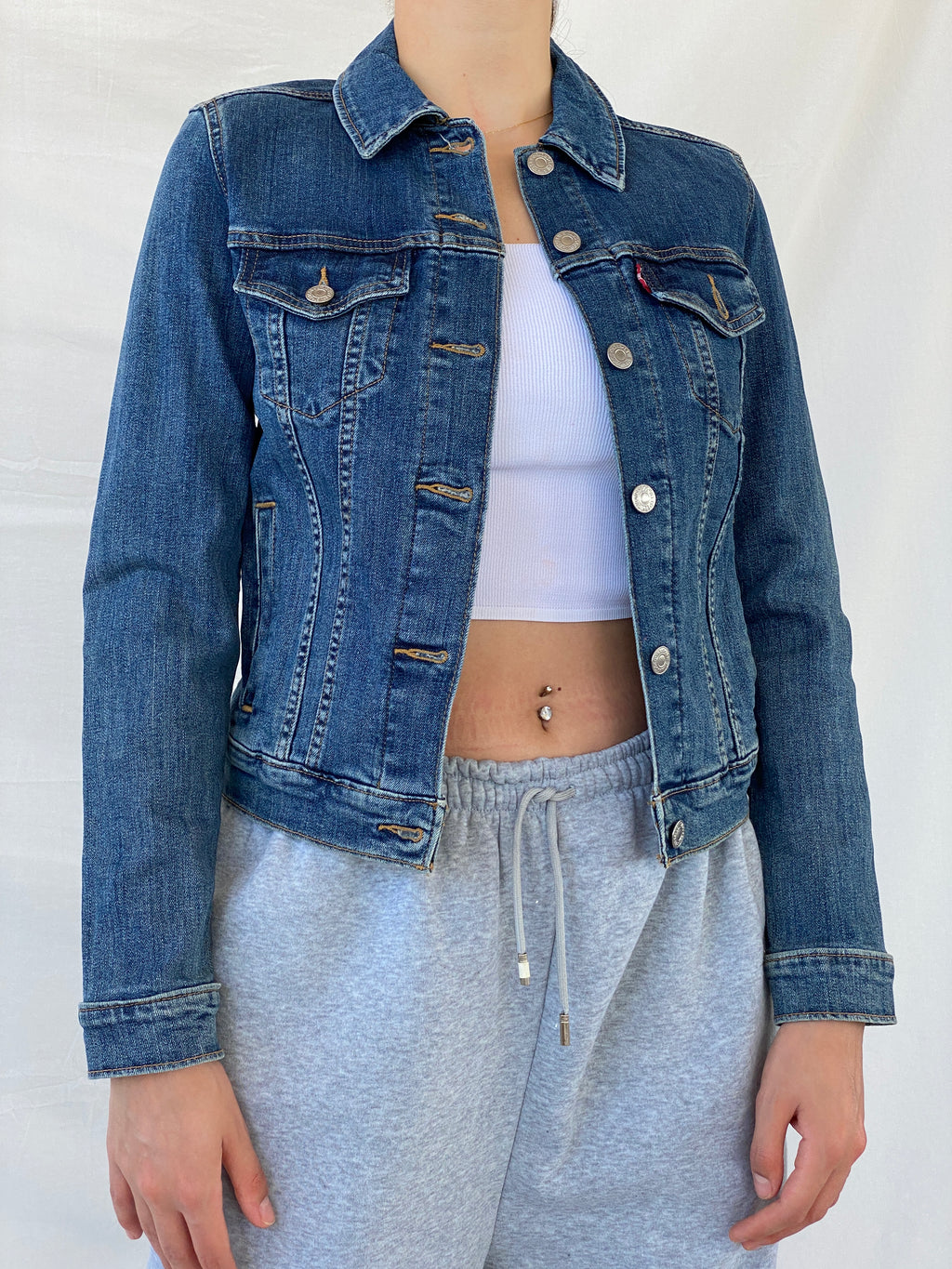 جاكيت جينز نسائي من ليفايس - مقاس صغير