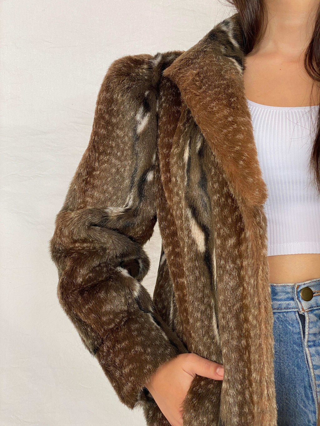 Vintage 60s/70s Madex Paris Tissavel Faux Fur Jacket - Balagan Vintage Fur Jacket 80s, Aseel, faux fur, fur jacket, NEW IN