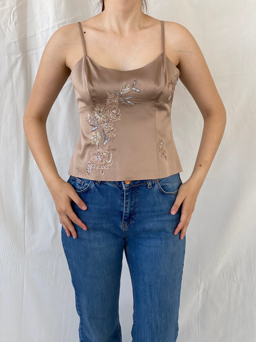 Y2K Next Women’s Cute Embellished Cami Top - M