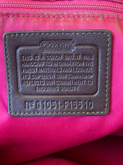 Coach Authentic Ashley Signature Sateen Brown G1051-F15510 Satchel Bag