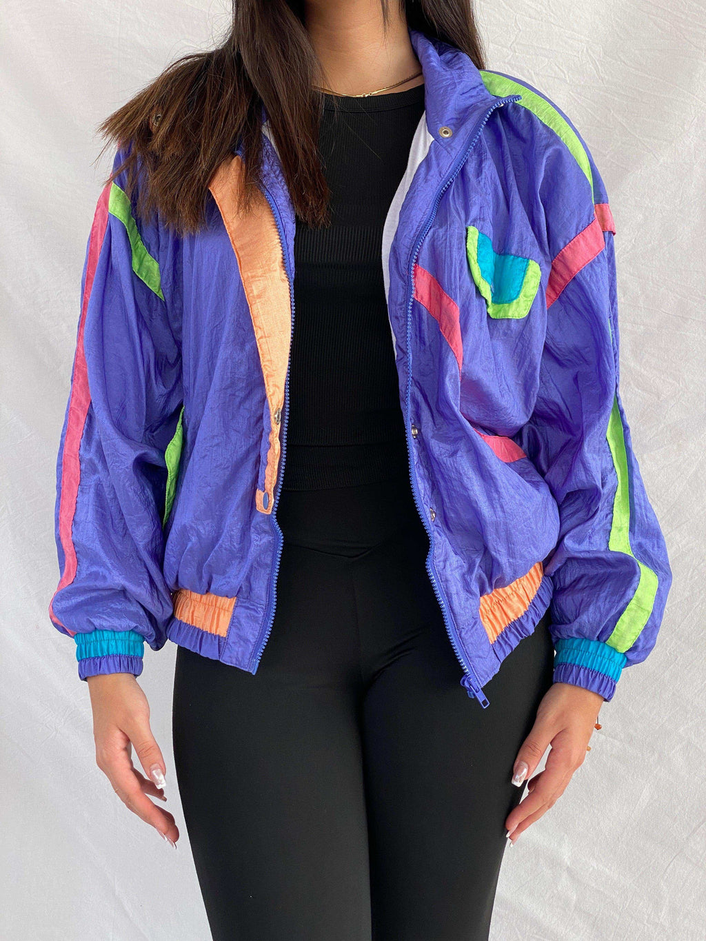 Vintage 80s/90s Clipper Bay Windbreaker Jacket - Balagan Vintage Windbreaker Jacket 00s, 90s, NEW IN, Rama, Windbreaker Jacket